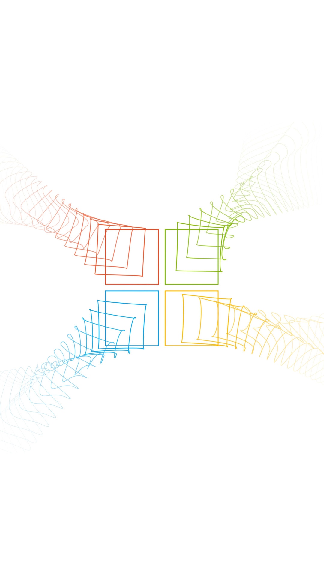 Microsoft Windows 11 abstract logo with colorful squares HD Phone Wallpaper