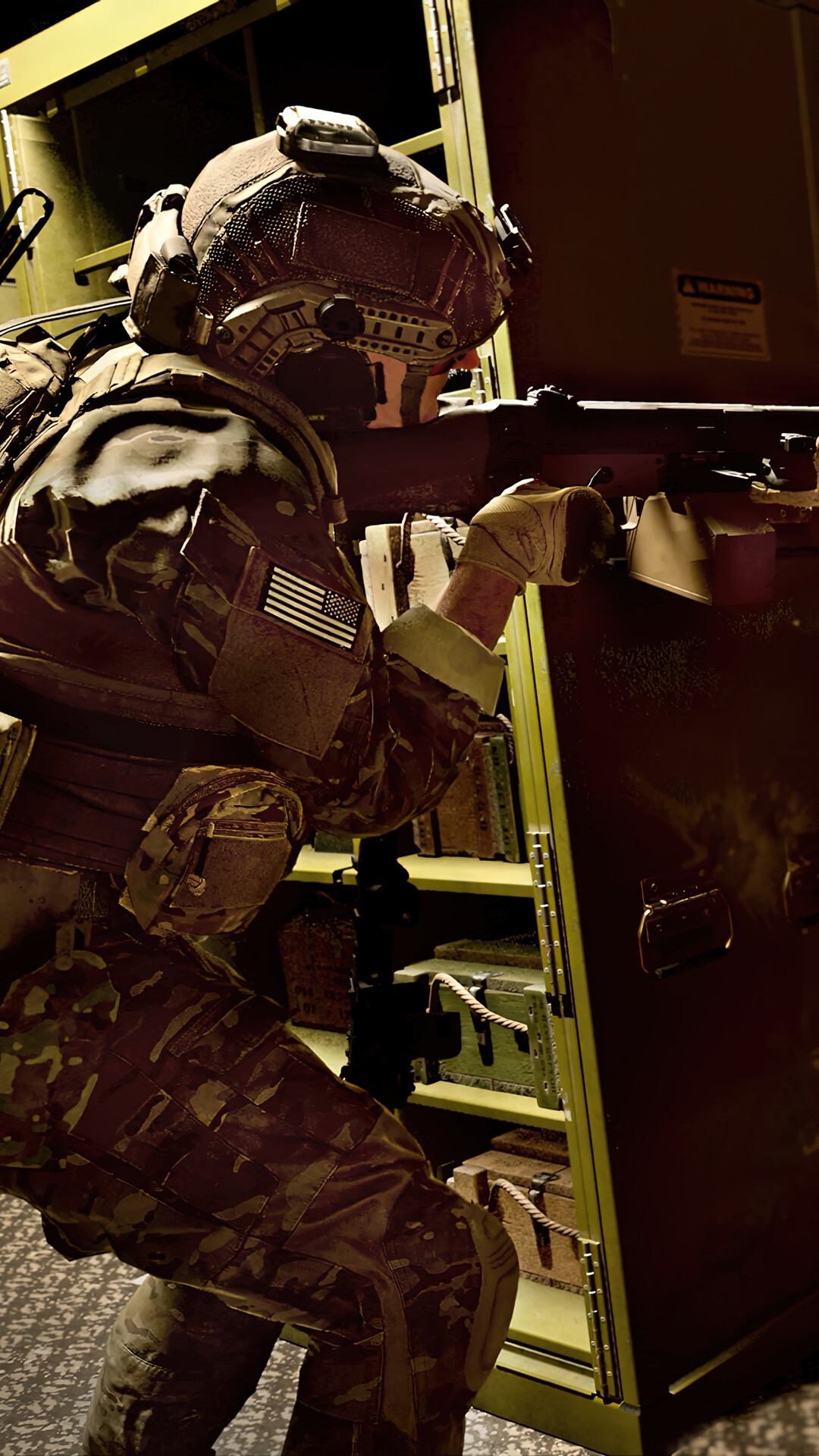Soldier aiming a weapon in Call of Duty: Modern Warfare 2 HD Phone Wallpaper