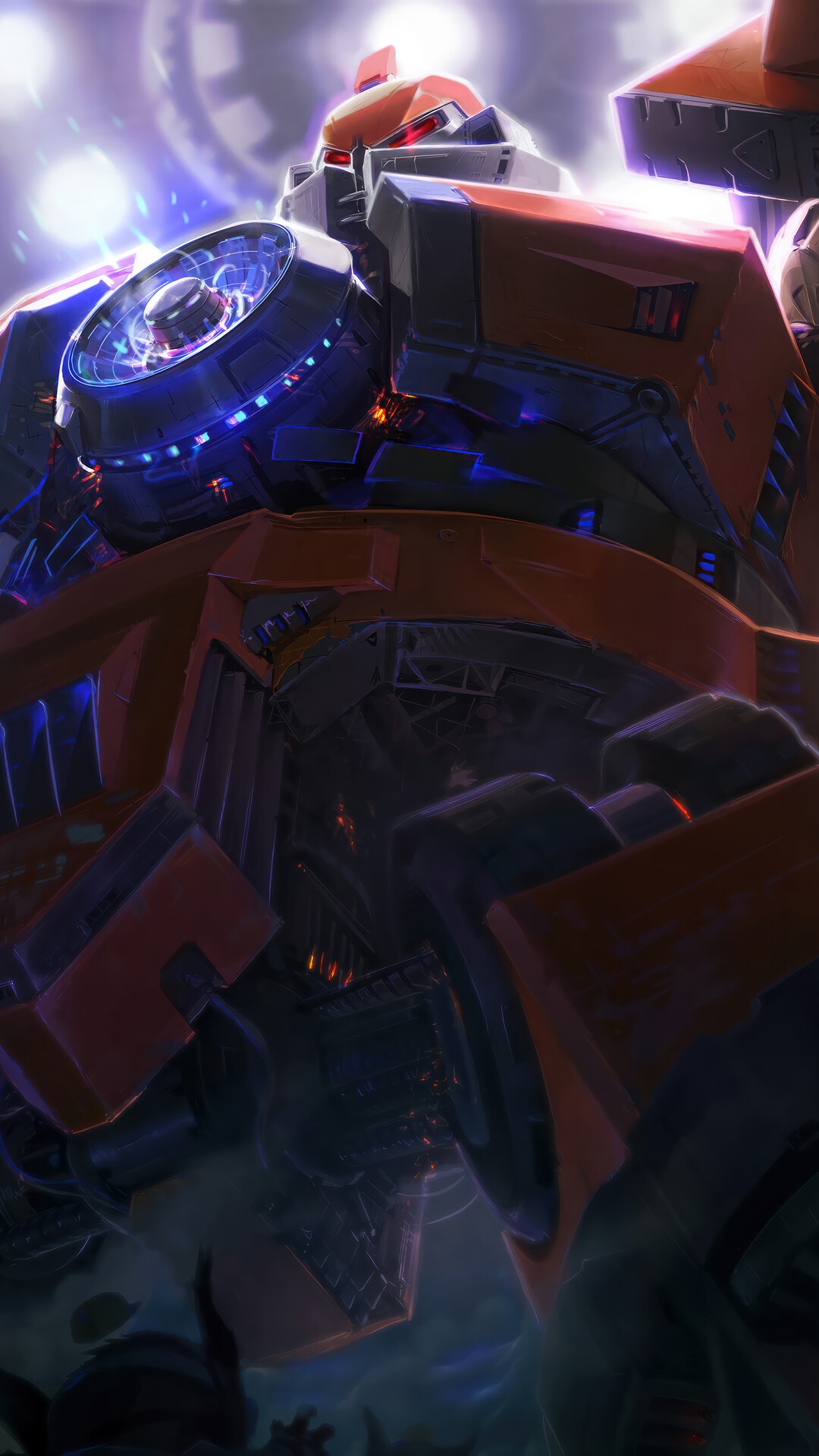 Sion Mecha Skin Splash Art League of Legends HD Phone Wallpaper