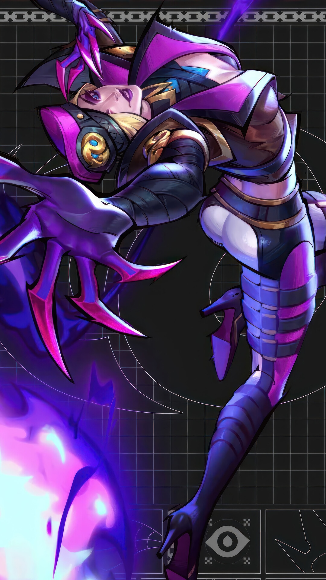 Evelynn from League of Legends Soul Fighter skin HD Phone Wallpaper