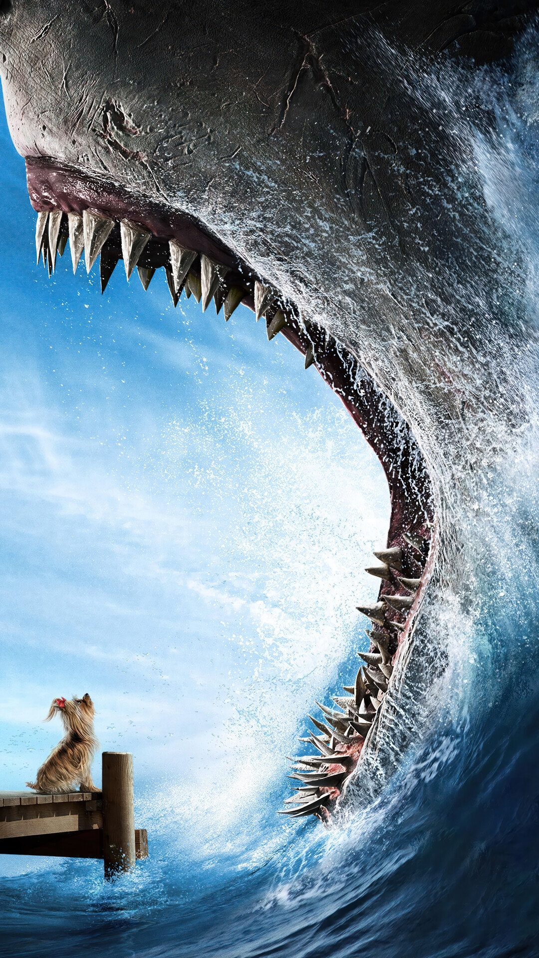 Meg 2: The Trench Megalodon Shark Attack HD Phone Wallpaper