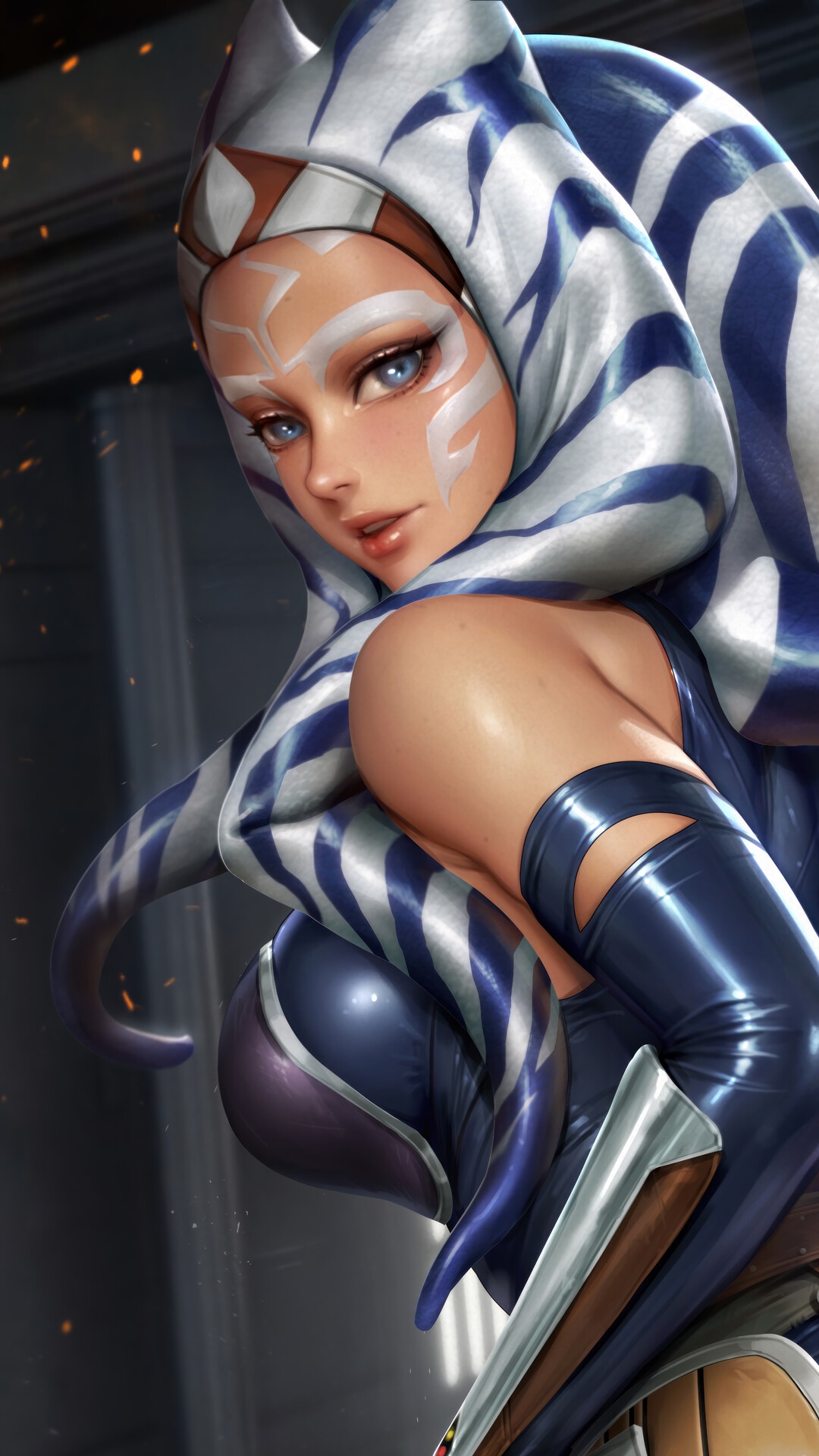 Ahsoka Tano from Star Wars HD Phone Wallpaper