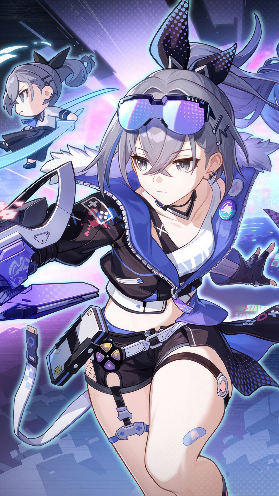 Silver Wolf from Honkai: Star Rail HD Phone Wallpaper