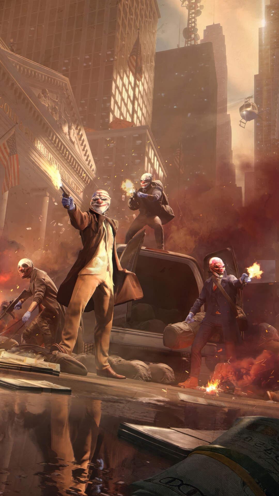 PAYDAY 3 Heist in a City HD Phone Wallpaper