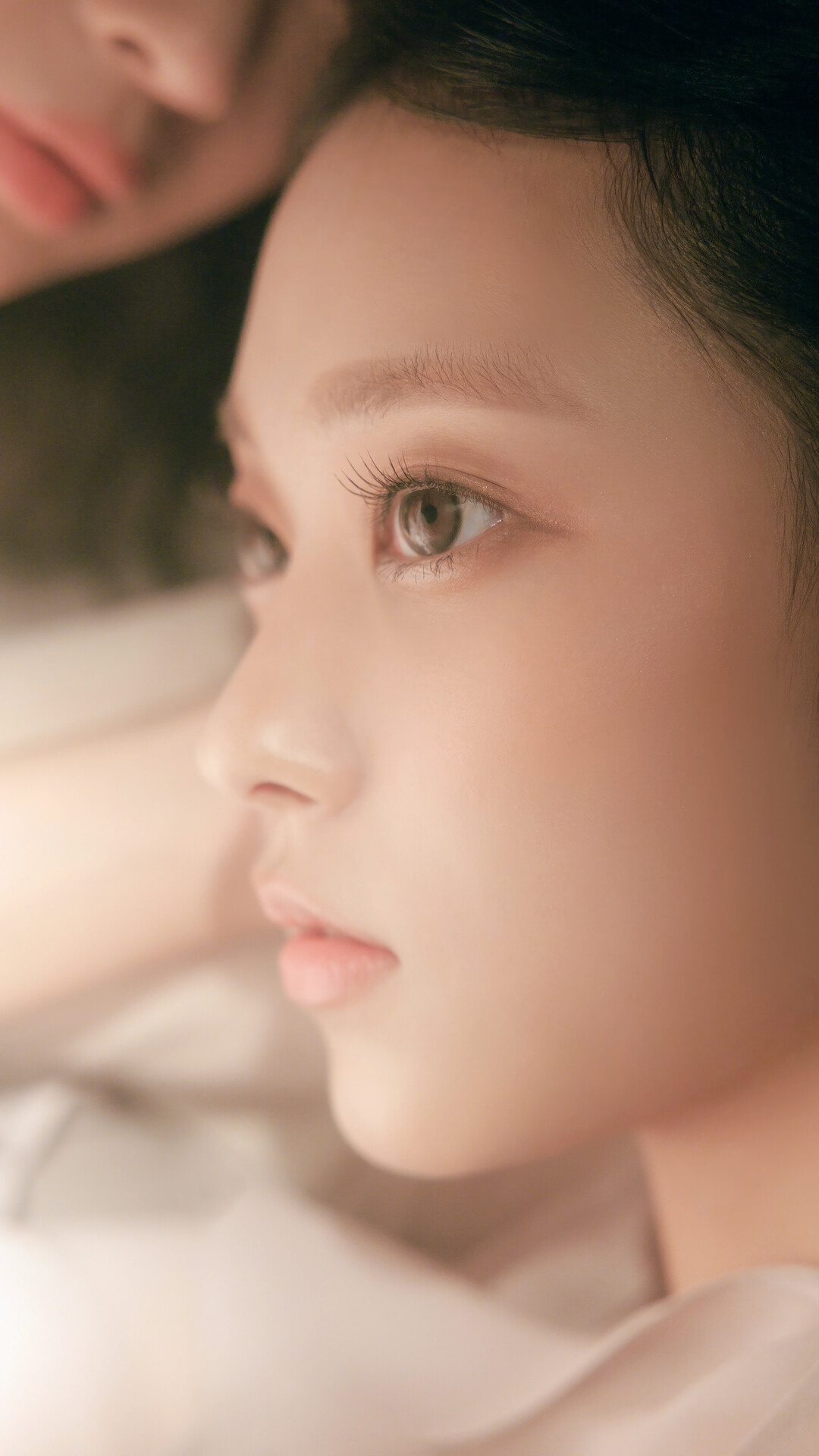 Haerin from NewJeans close-up profile HD Phone Wallpaper