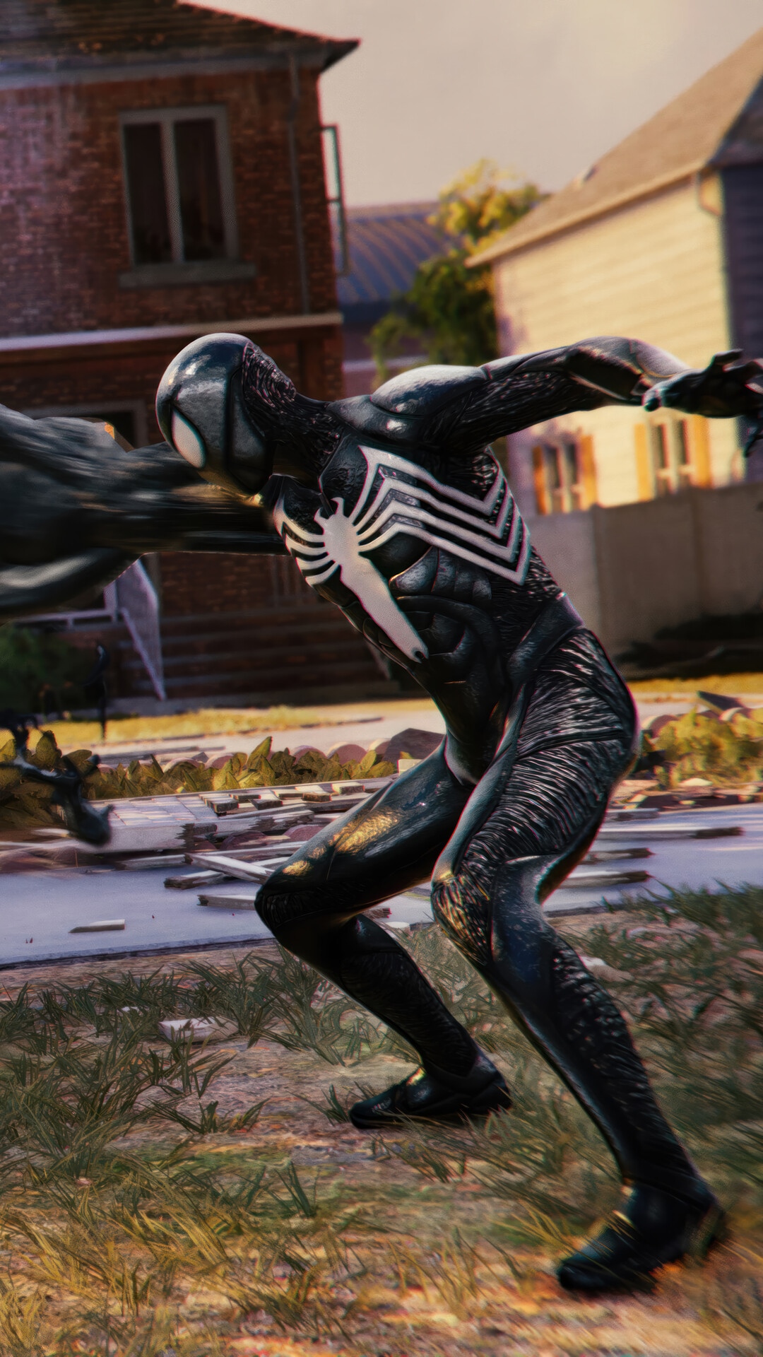 Marvel's Spider-Man 2 Venom Suit HD Phone Wallpaper