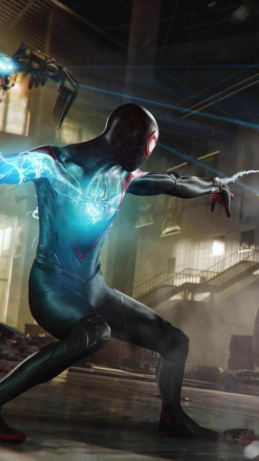 Miles Morales in Marvel's Spider-Man 2 HD Phone Wallpaper