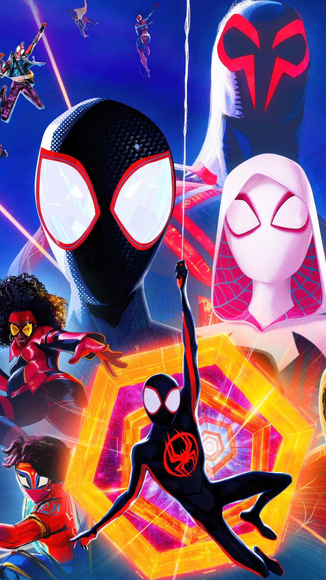 Spider-Man: Across the Spider-Verse Poster HD Phone Wallpaper