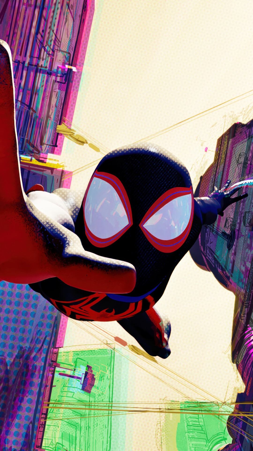 Miles Morales in Spider-Man: Across the Spider-Verse HD Phone Wallpaper
