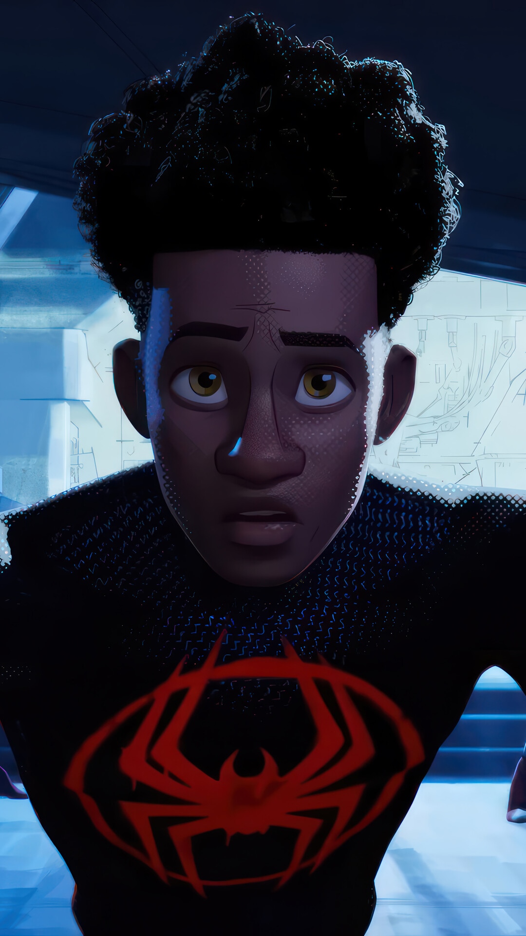 Miles Morales in Spider-Man: Across the Spider-Verse HD Phone Wallpaper
