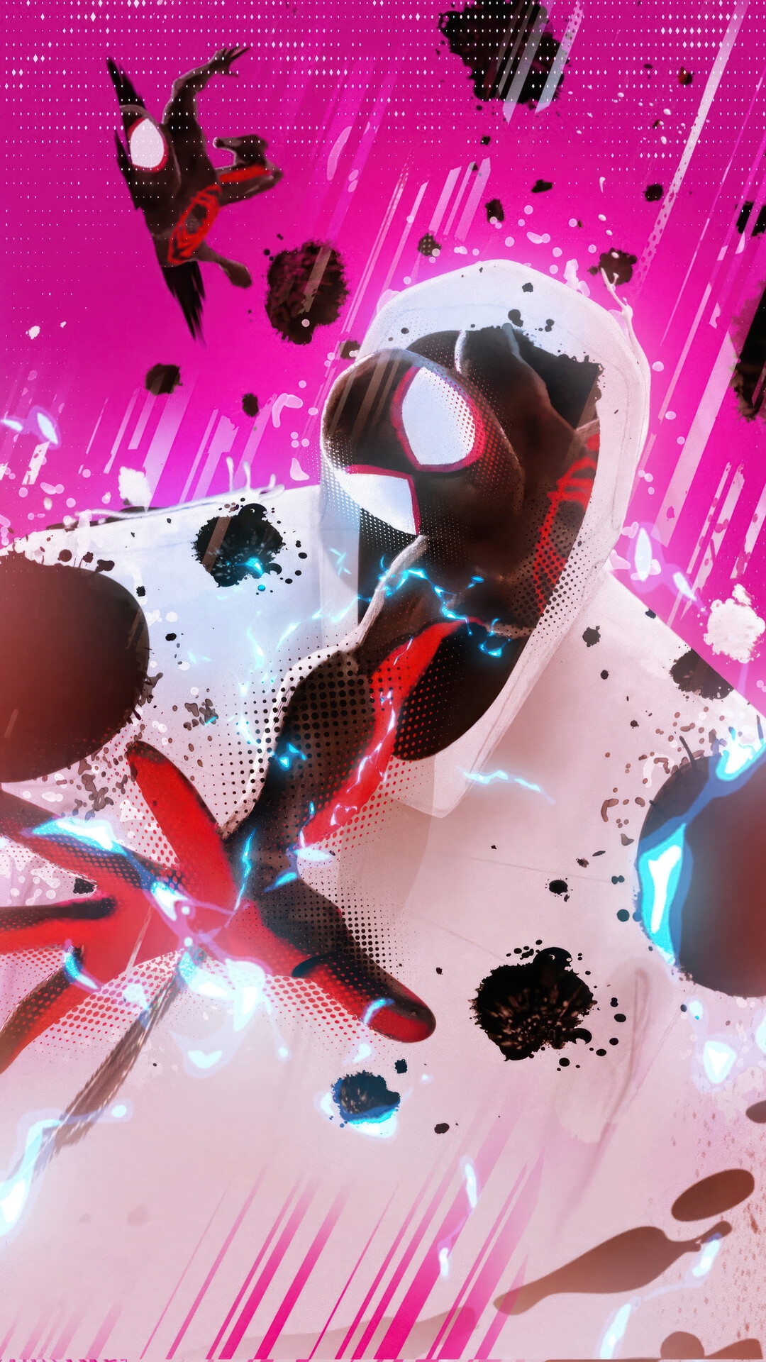 Miles Morales in Spider-Man: Across the Spider-Verse HD Phone Wallpaper