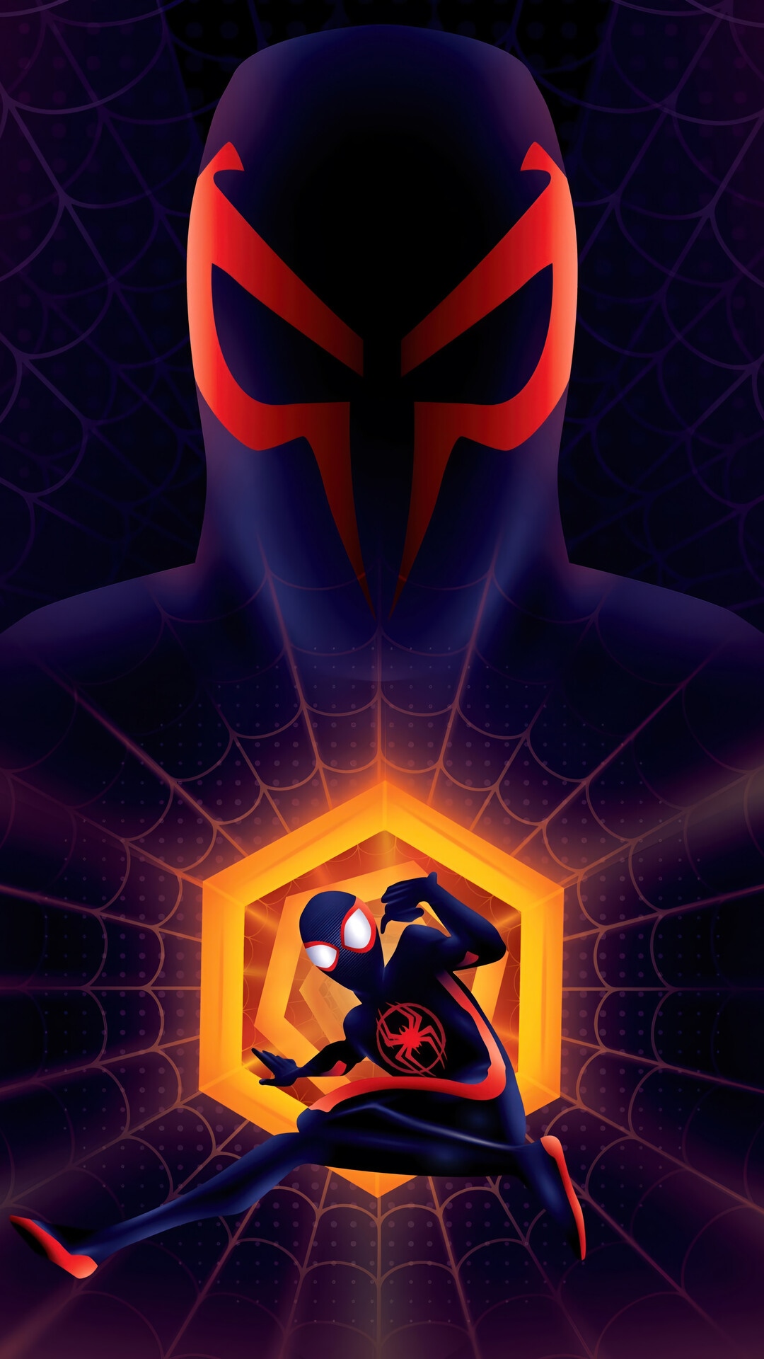 Spider-Man: Across the Spider-Verse Miles Morales HD Phone Wallpaper