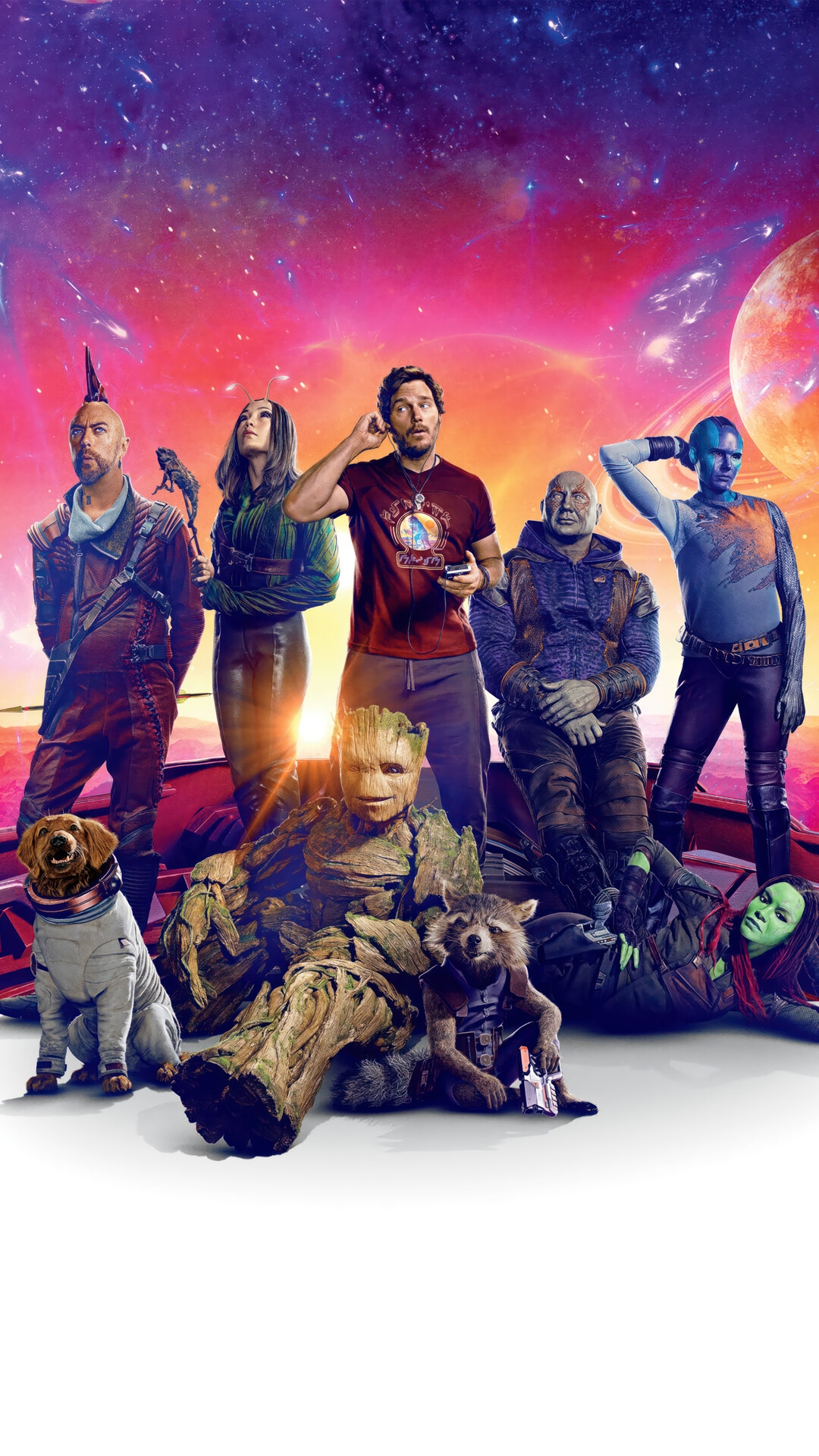 Guardians of the Galaxy Vol. 3 Cast HD Phone Wallpaper