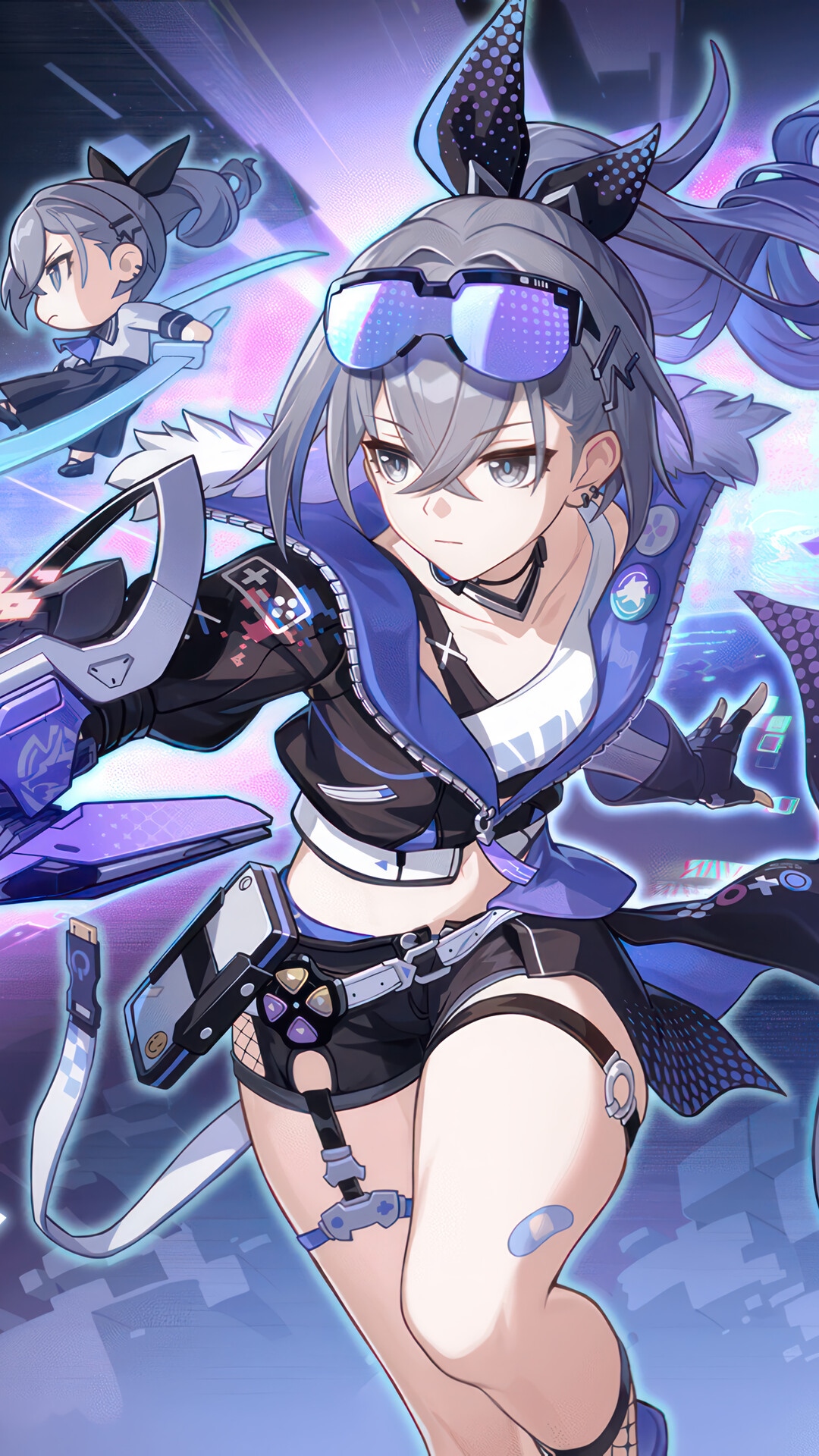 Silver Wolf from Honkai Star Rail HD Phone Wallpaper