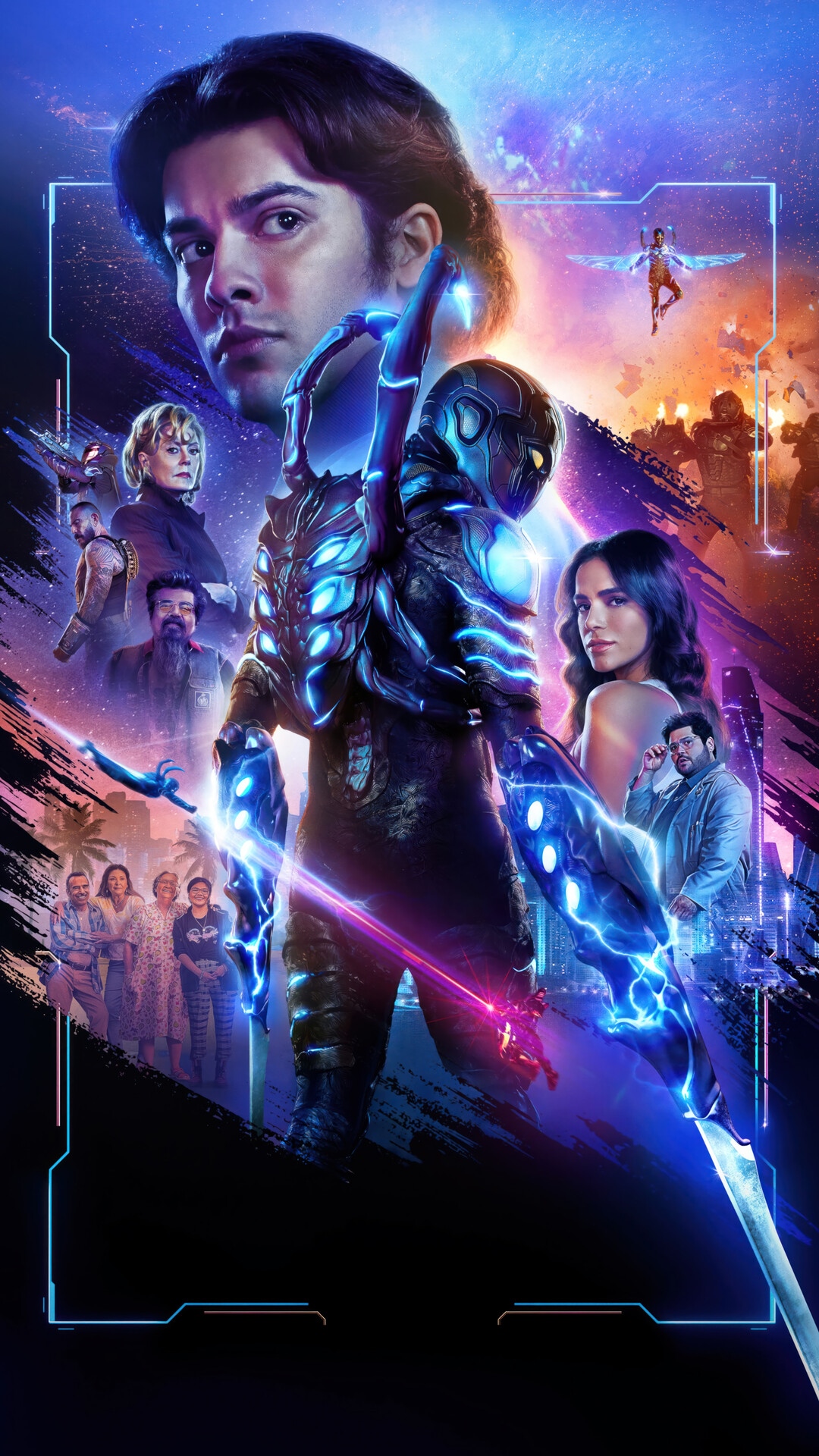 Blue Beetle 2023 Movie Poster HD Phone Wallpaper