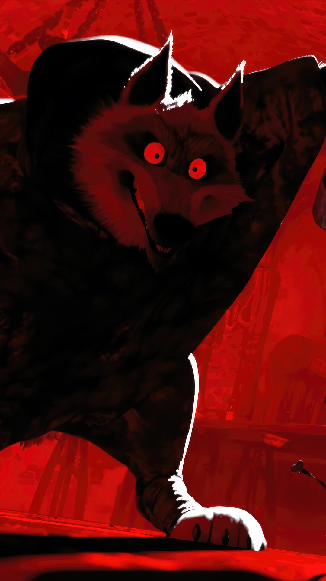 Wolf from Puss in Boots: The Last Wish HD Phone Wallpaper