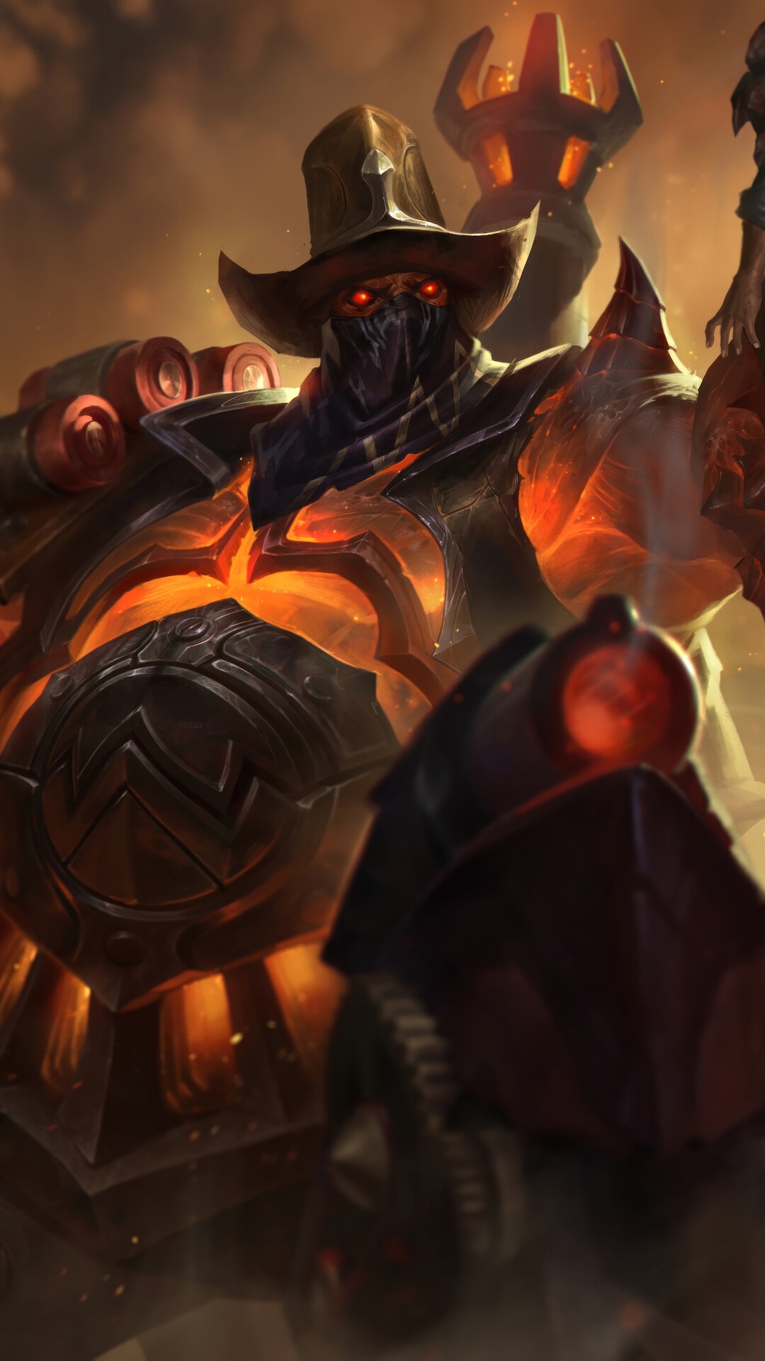 High Noon Urgot Splash Art HD Phone Wallpaper
