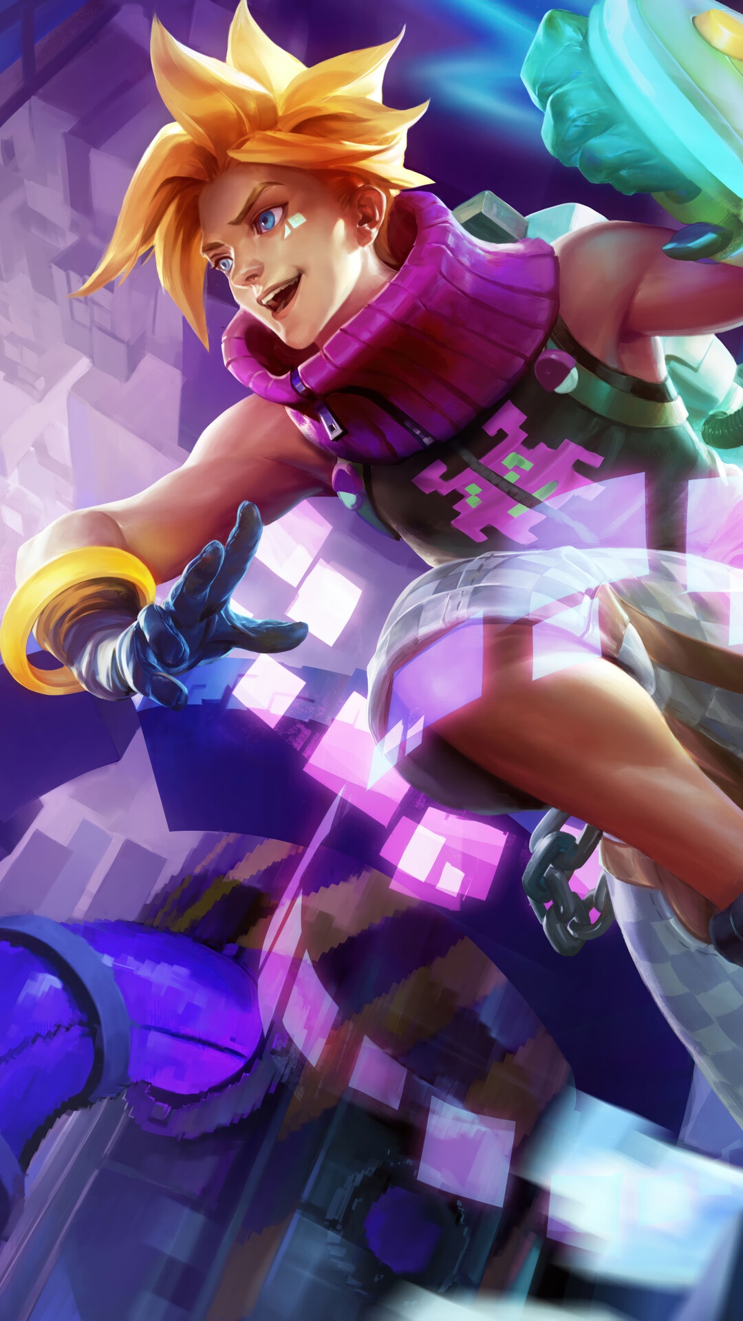 Arcade Ezreal Splash Art - League of Legends HD Phone Wallpaper