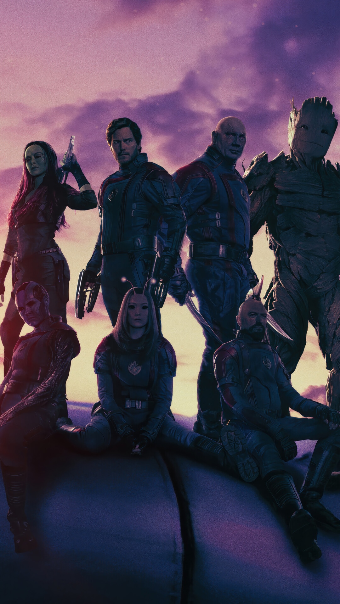 Guardians of the Galaxy Vol. 3 Movie Cast HD Phone Wallpaper