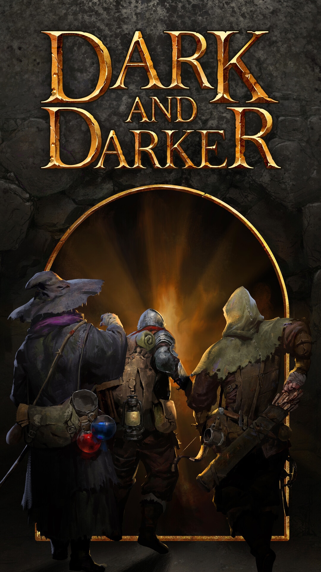Dark and Darker Game Title Art HD Phone Wallpaper