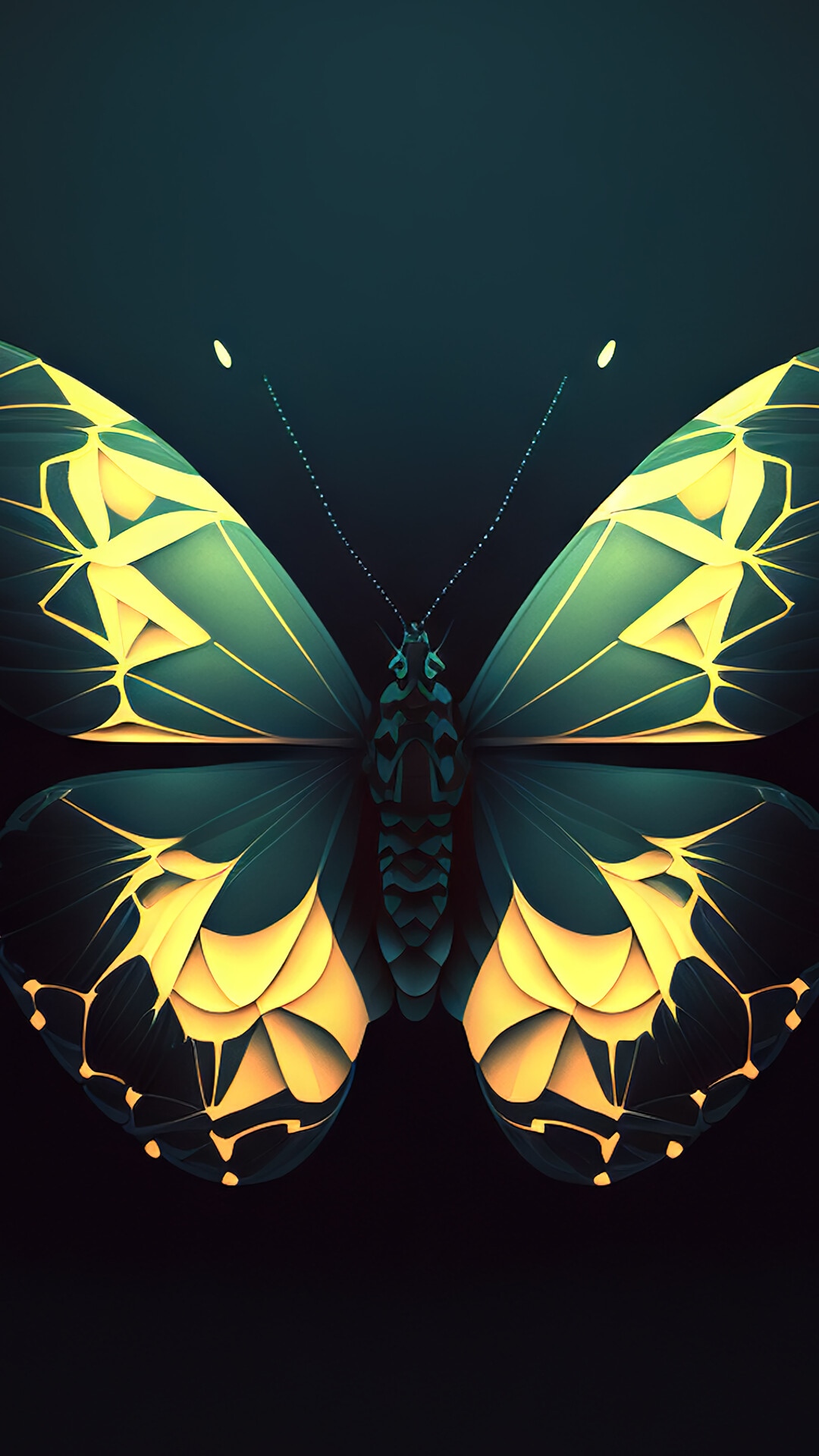 Abstract Butterfly Digital Art HD Phone Wallpaper