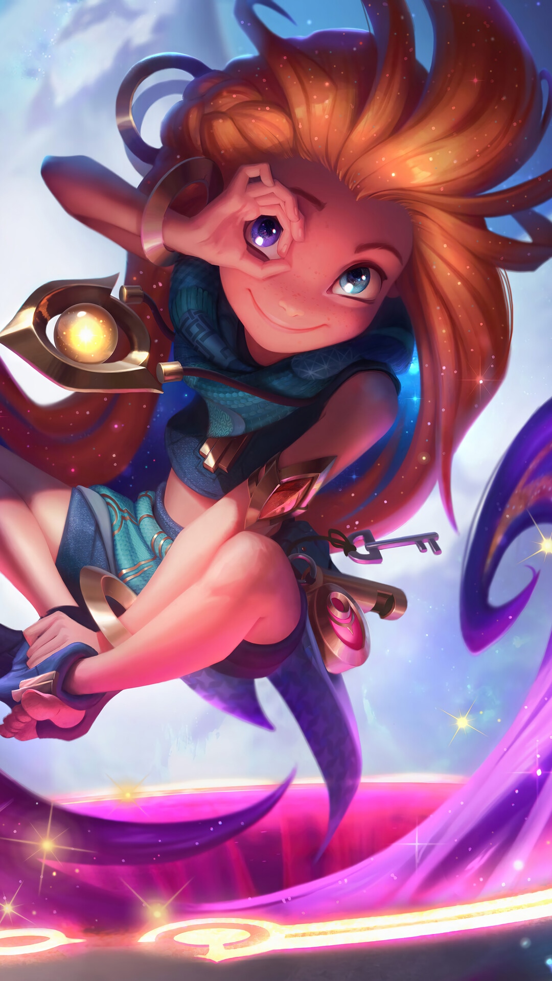 Zoe from League of Legends HD Phone Wallpaper