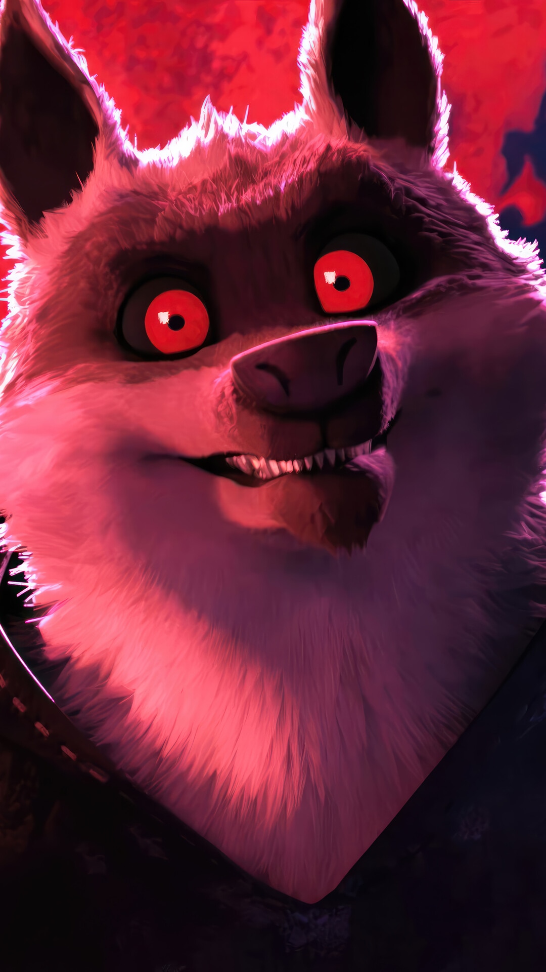 The Wolf from Puss in Boots: The Last Wish HD Phone Wallpaper