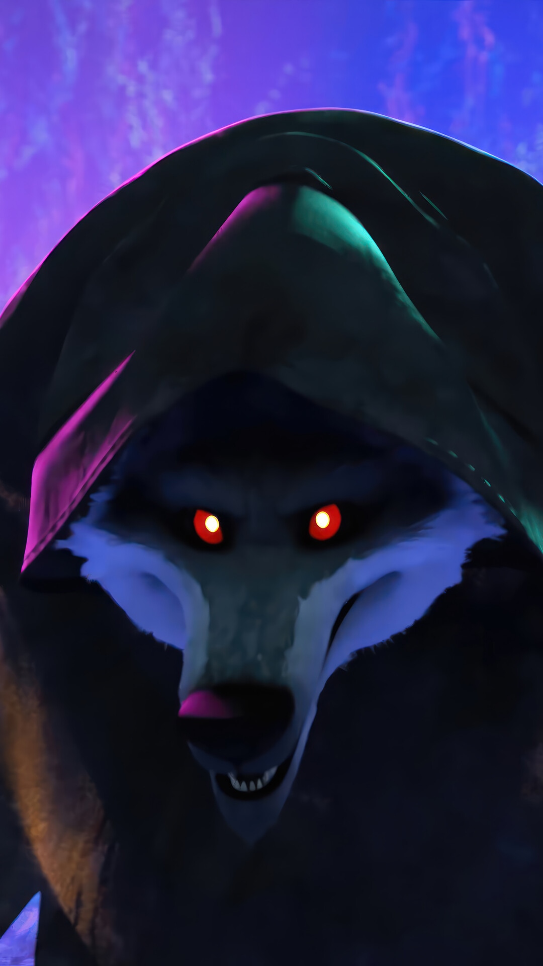 Death the Wolf from Puss in Boots: The Last Wish HD Phone Wallpaper