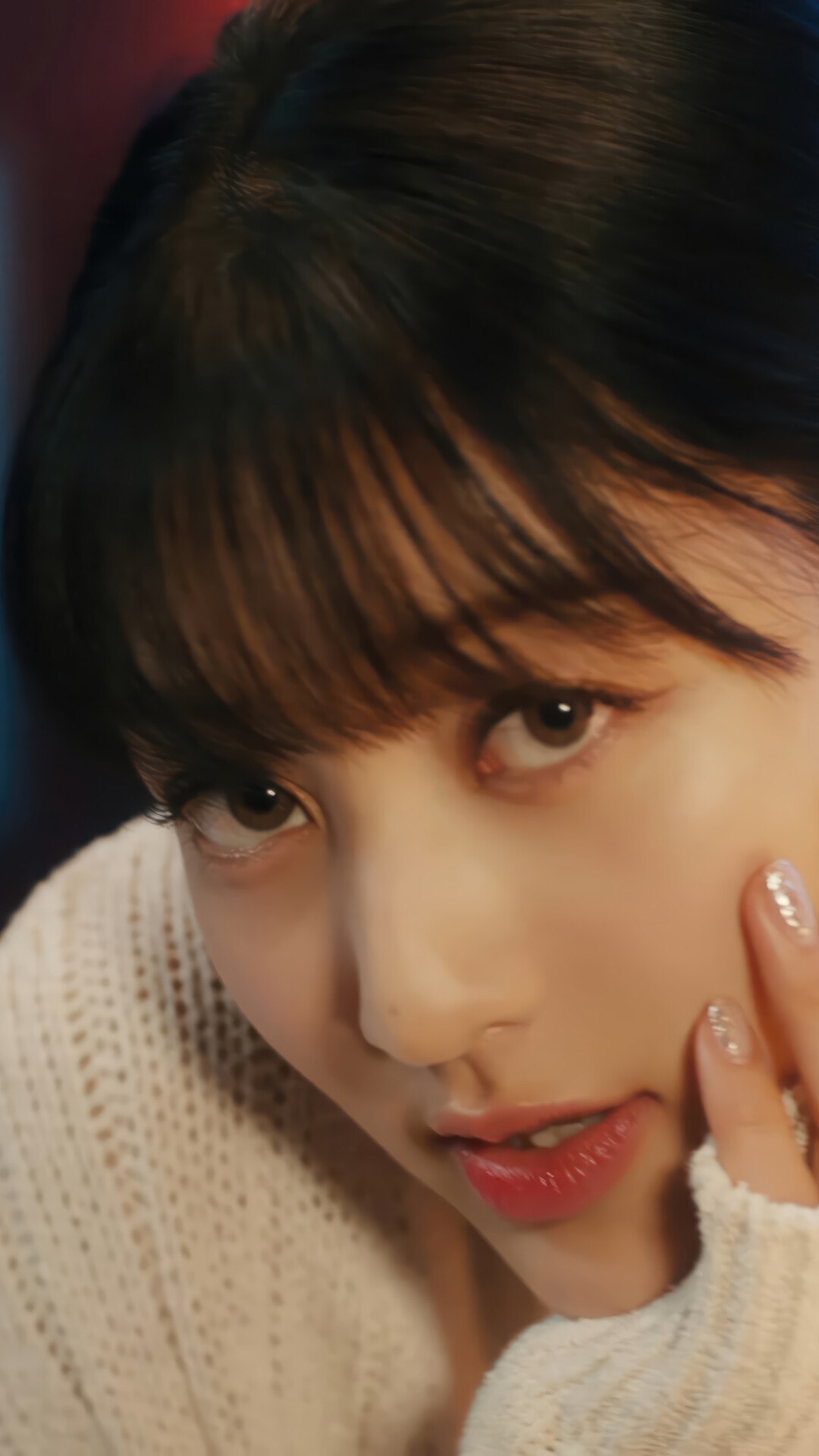 Jihyo from TWICE close-up HD Phone Wallpaper