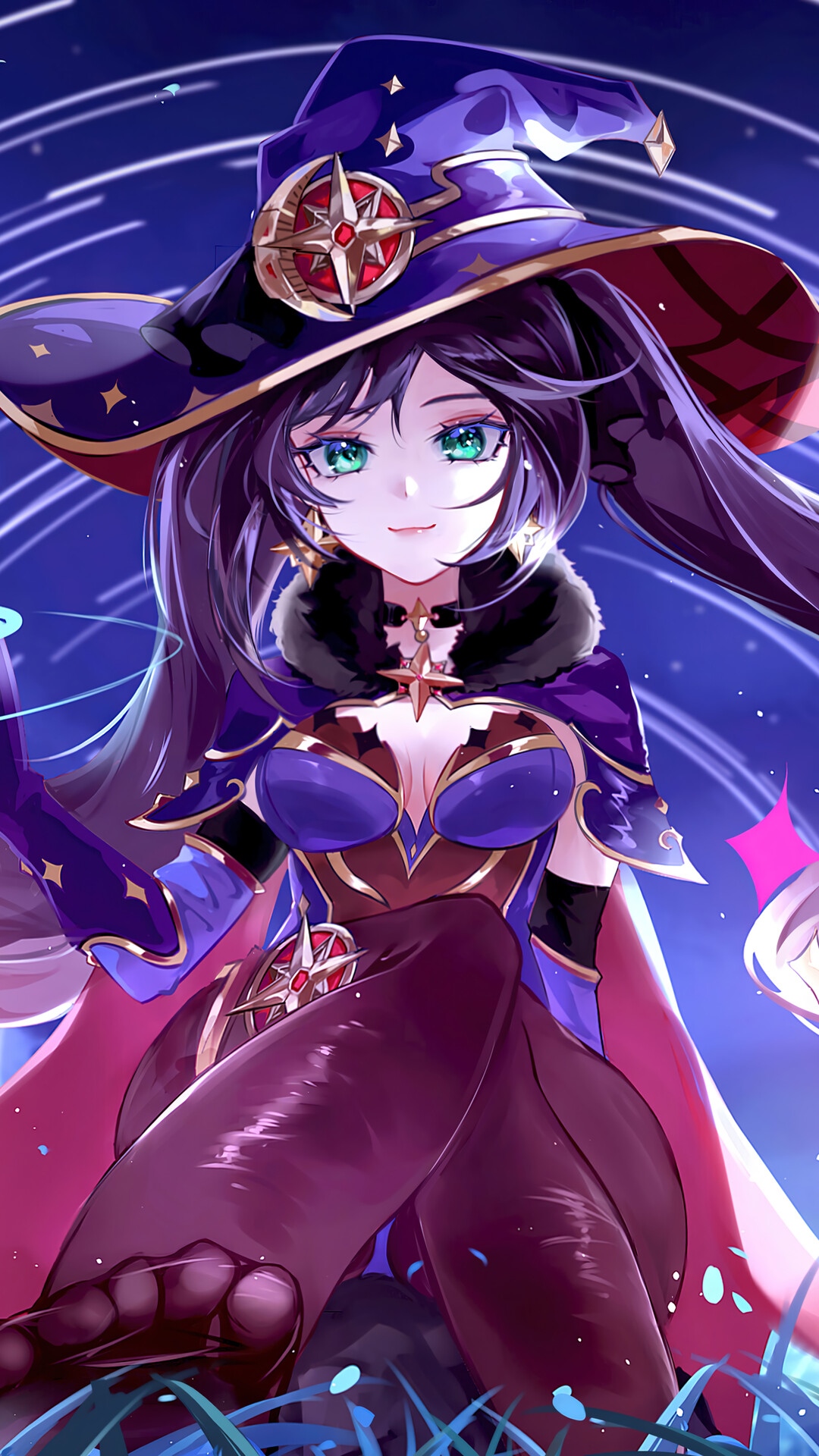 Mona from Genshin Impact HD Phone Wallpaper