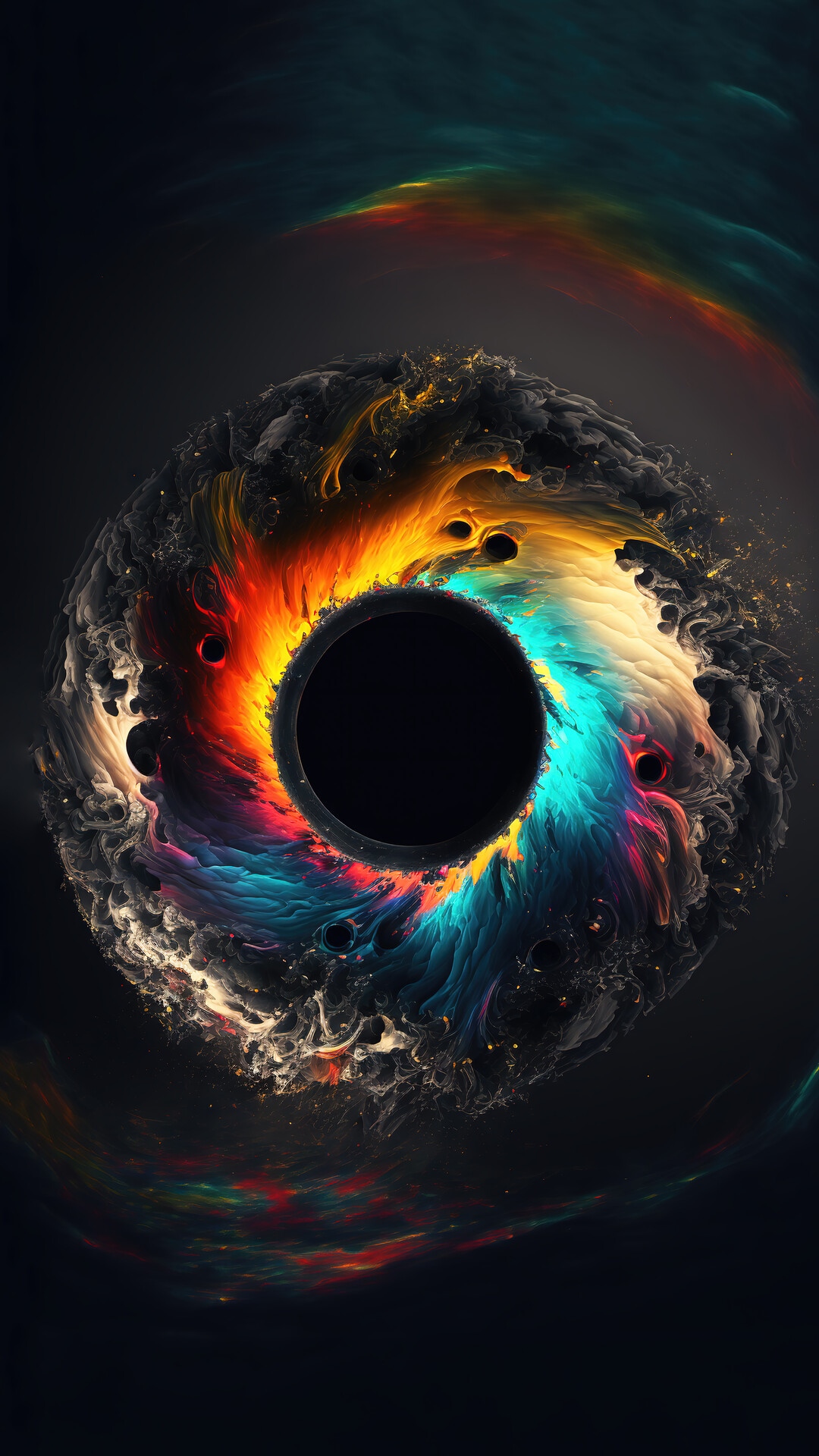 Abstract Colorful Digital Art HD Phone Wallpaper