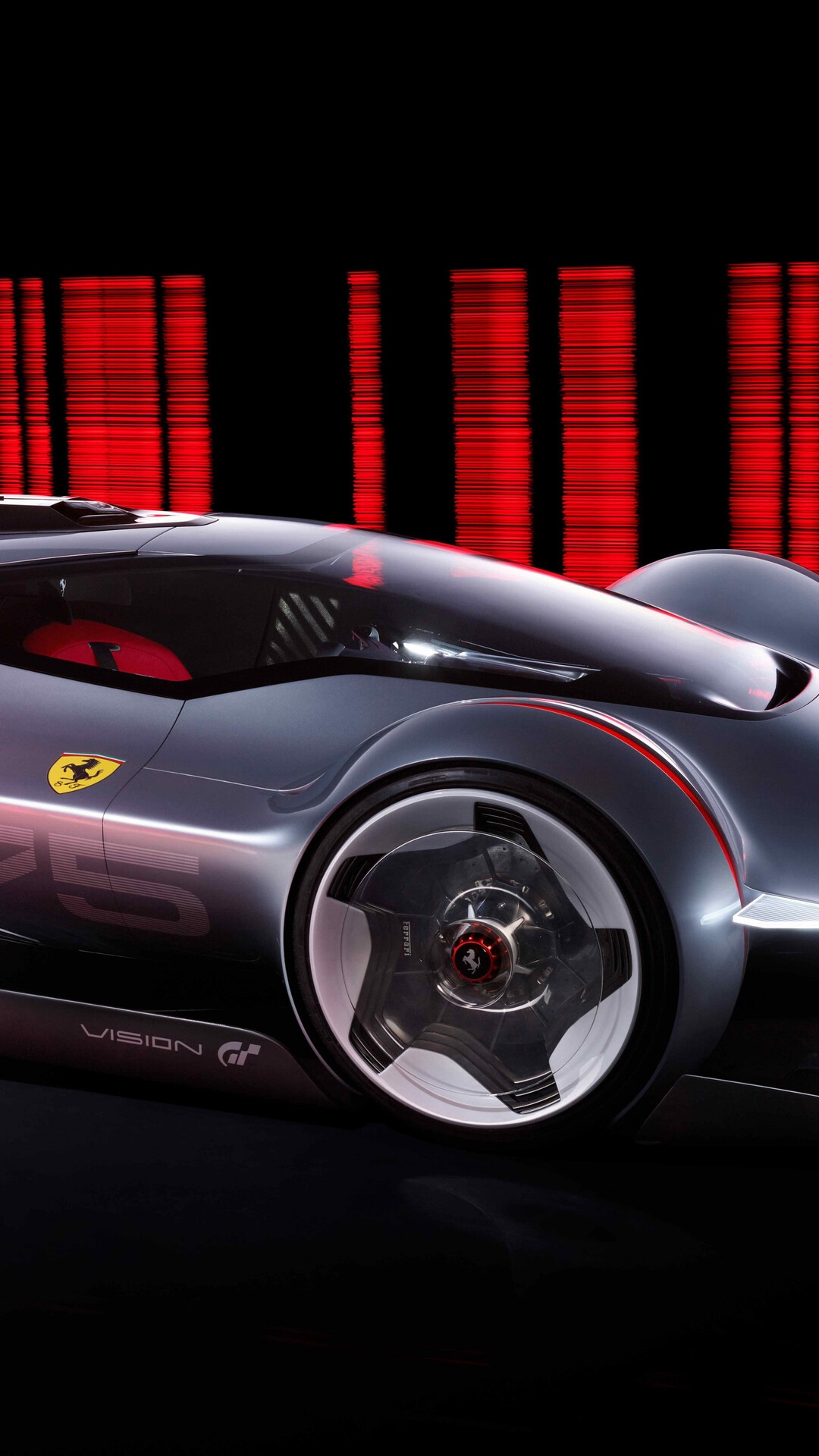 Ferrari Vision Gran Turismo Concept Car HD Phone Wallpaper