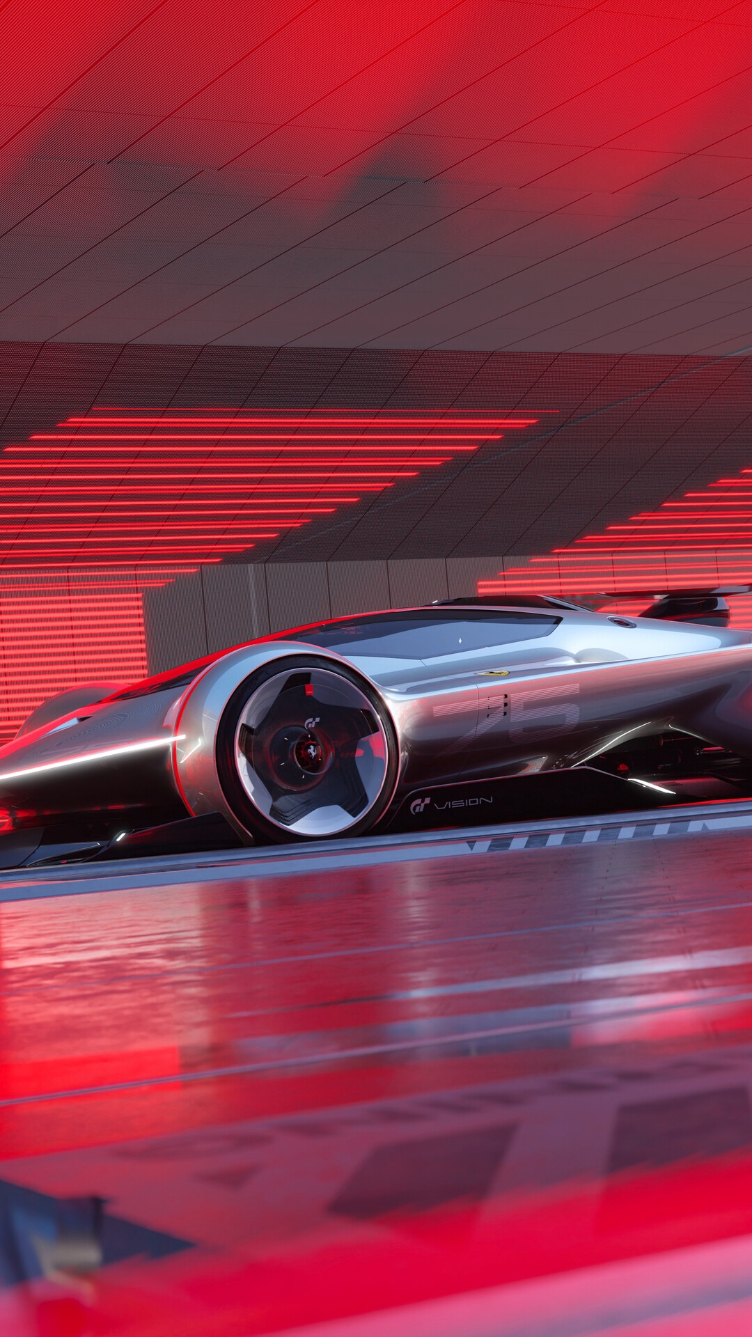 Ferrari Vision Gran Turismo Concept Car HD Phone Wallpaper