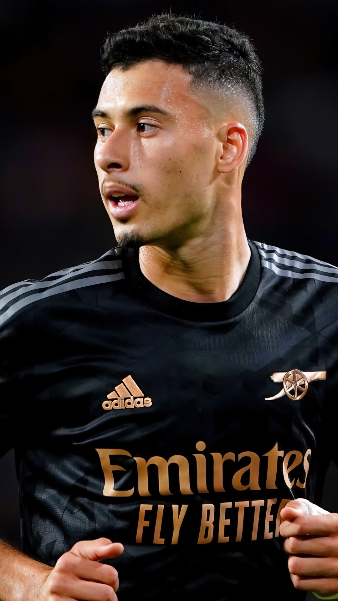 Gabriel Martinelli wearing Arsenal kit HD Phone Wallpaper