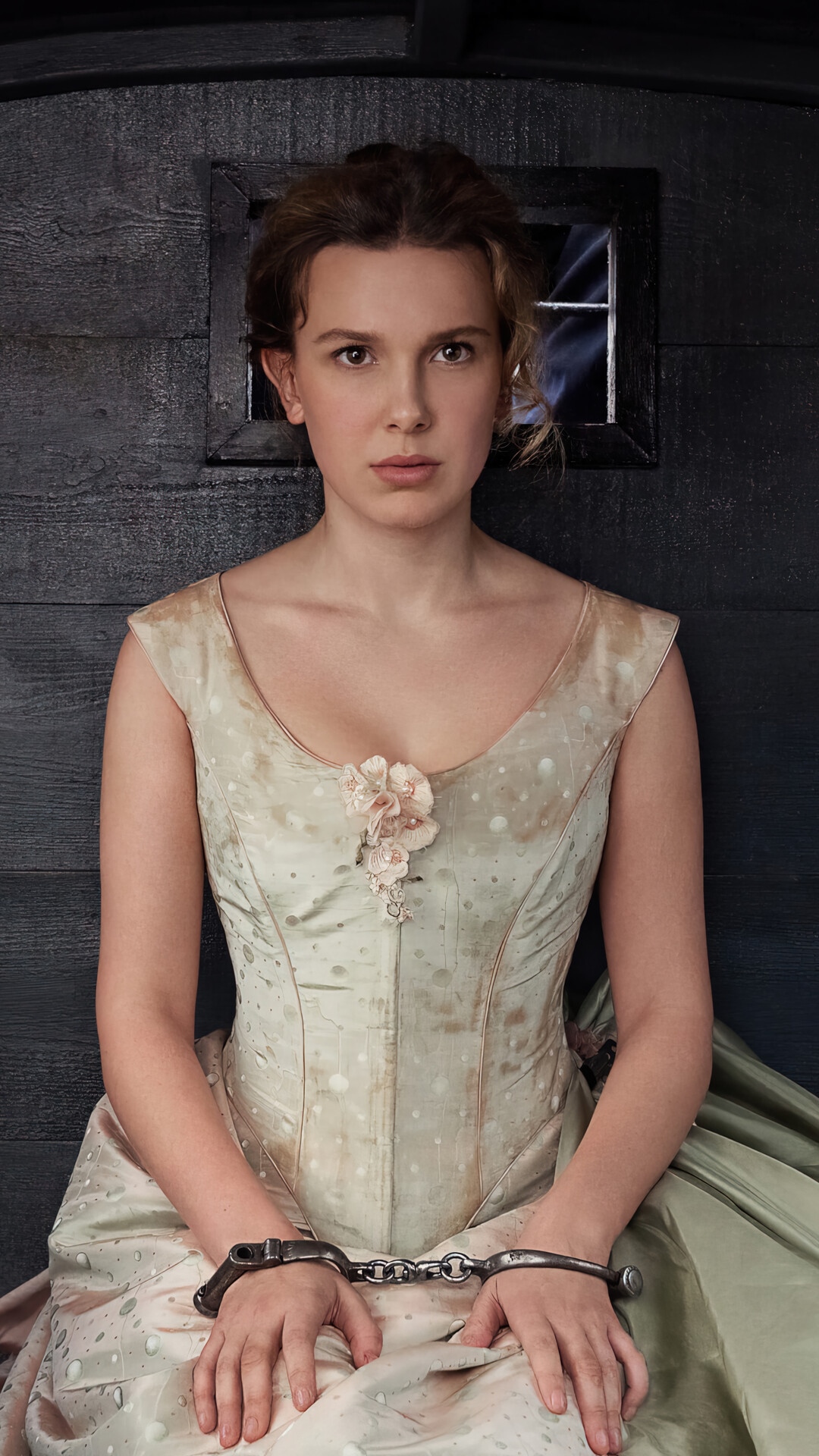 Enola Holmes 2 Millie Bobby Brown in Handcuffs HD Phone Wallpaper