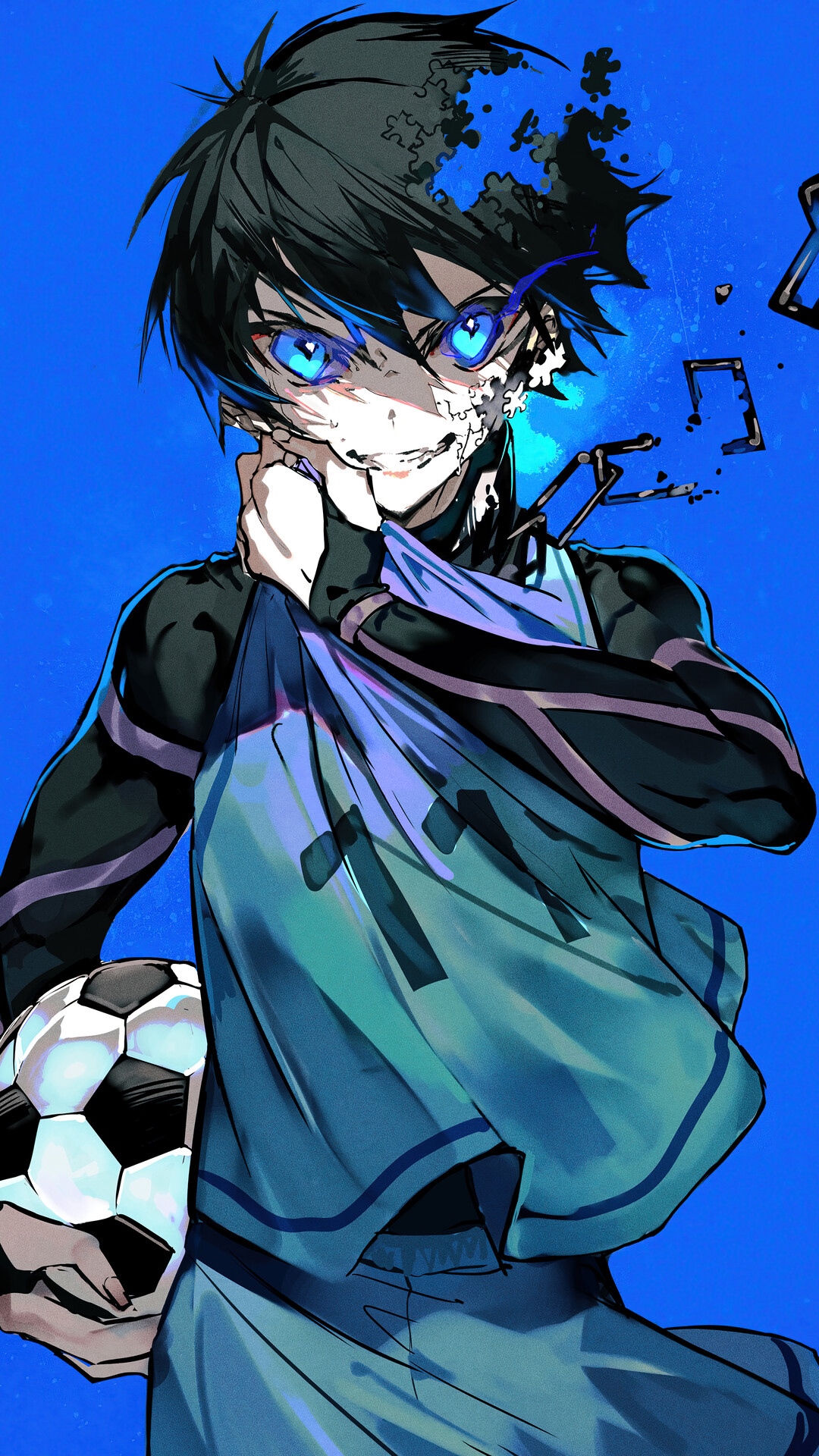 Blue Lock Anime Yoichi Isagi HD Phone Wallpaper Rare Gallery