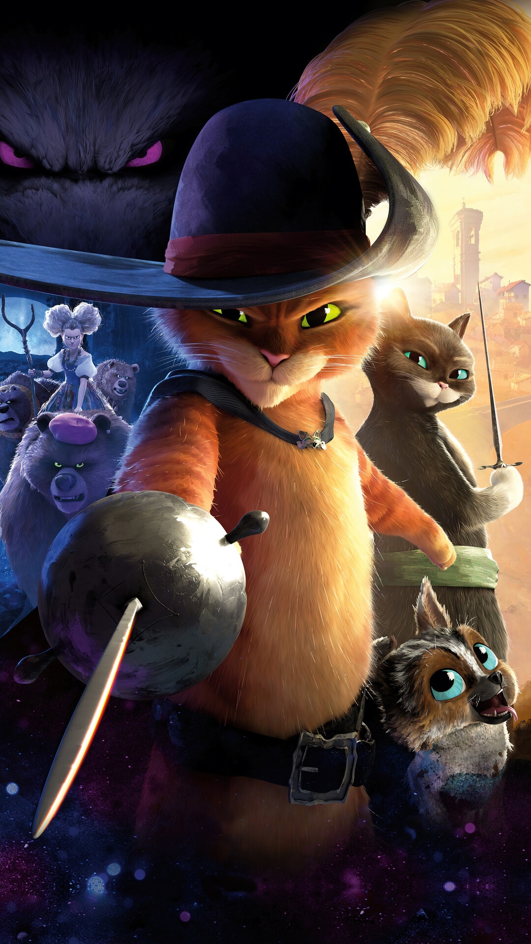 Puss in Boots: The Last Wish Movie Poster HD Phone Wallpaper
