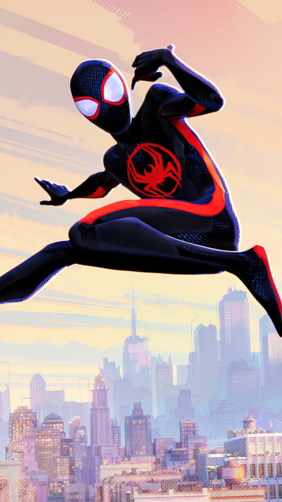 Miles Morales in Spider-Man: Across the Spider-Verse HD Phone Wallpaper