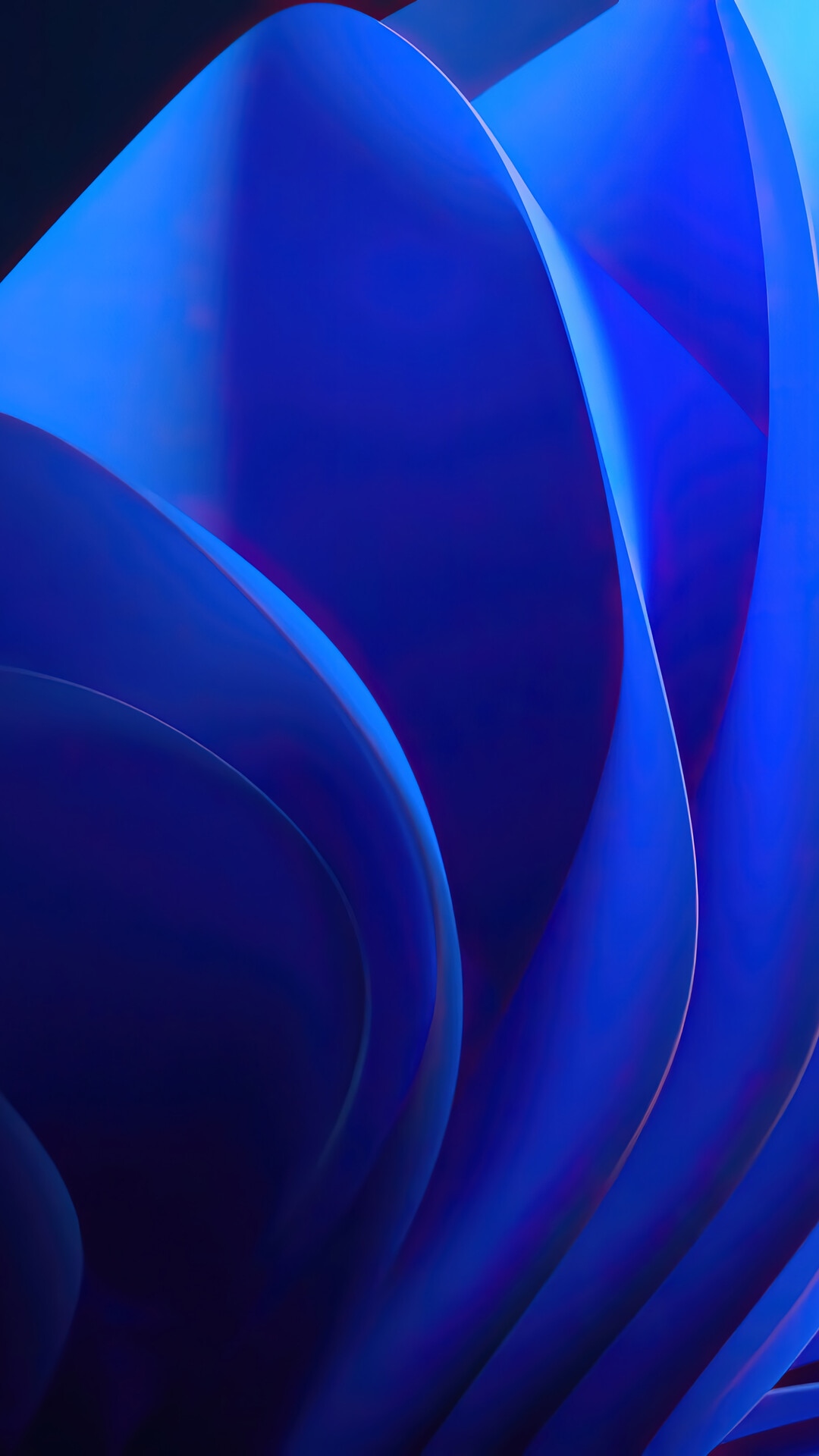 Microsoft Windows 11 abstract blue design HD Phone Wallpaper