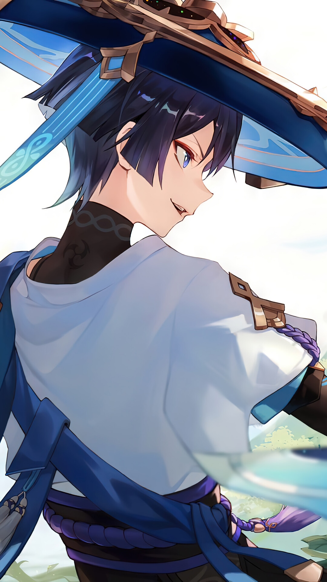 Scaramouche from Genshin Impact HD Phone Wallpaper