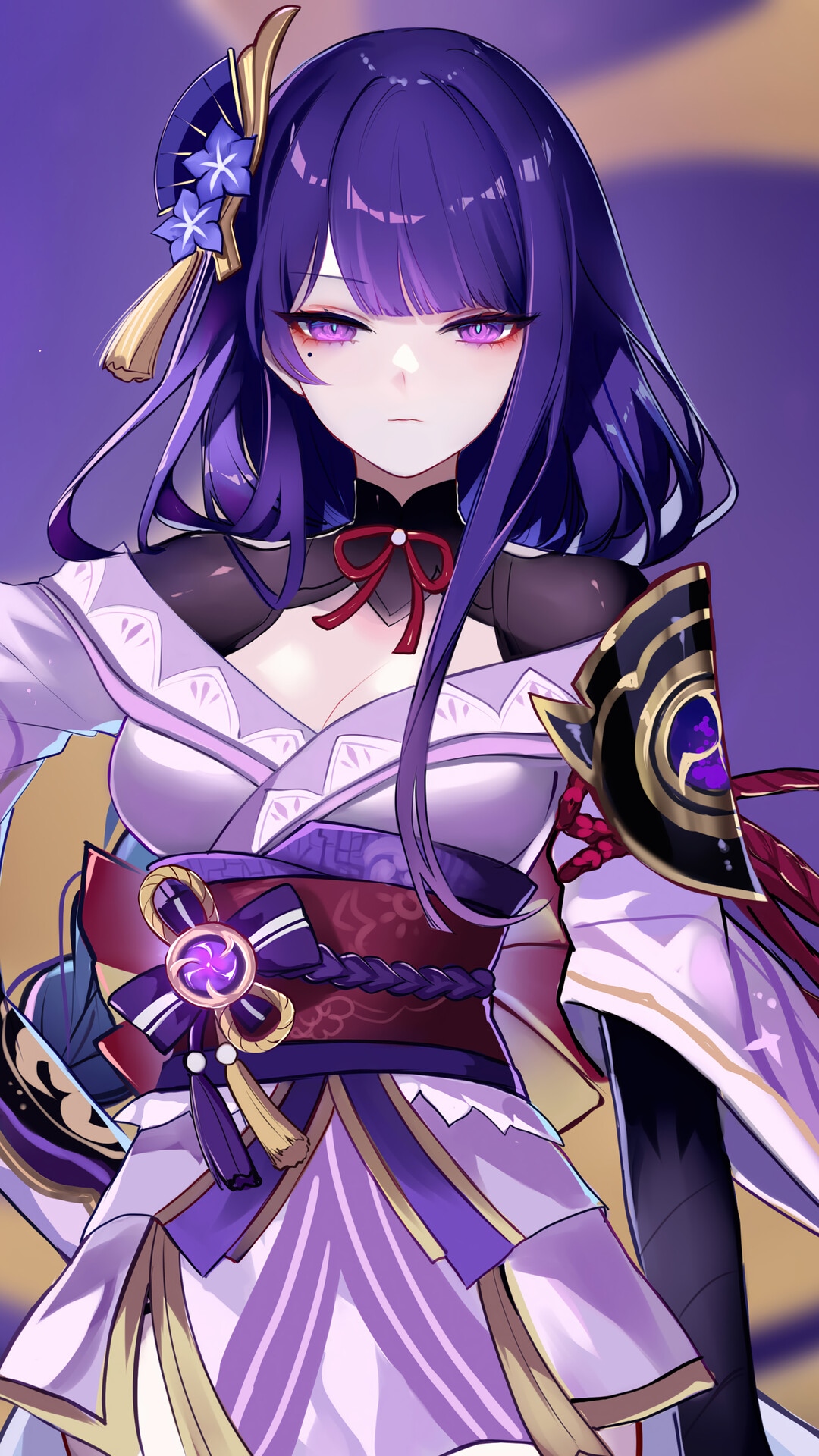 Raiden Shogun from Genshin Impact HD Phone Wallpaper