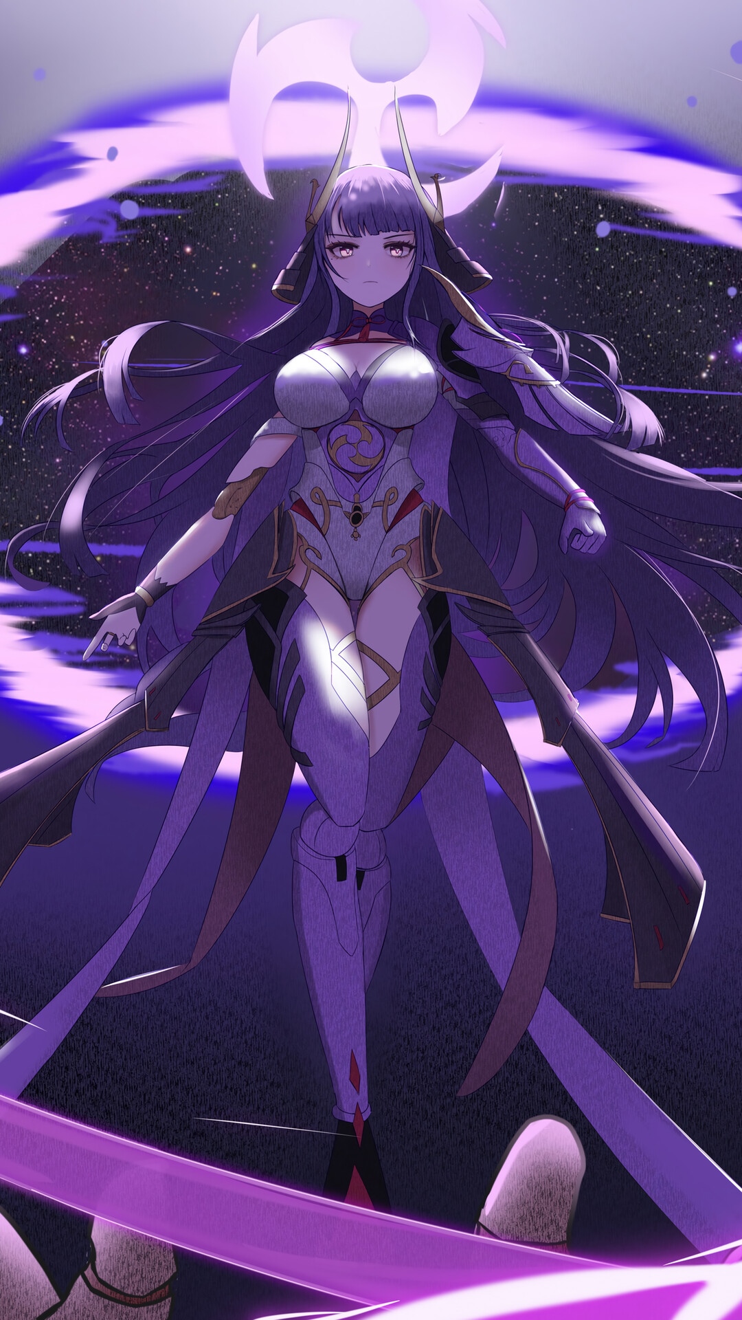 Raiden Shogun from Genshin Impact HD Phone Wallpaper
