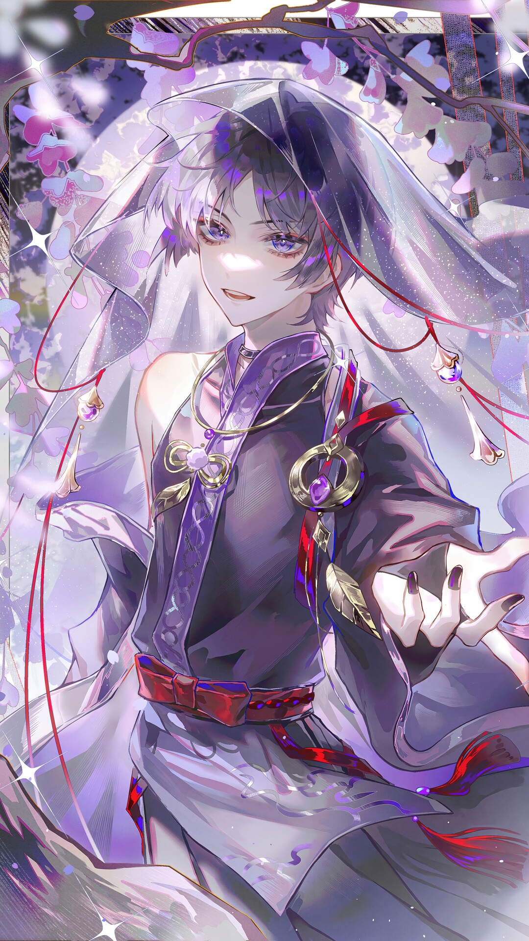 Genshin Impact Wanderer Scaramouche HD Phone Wallpaper