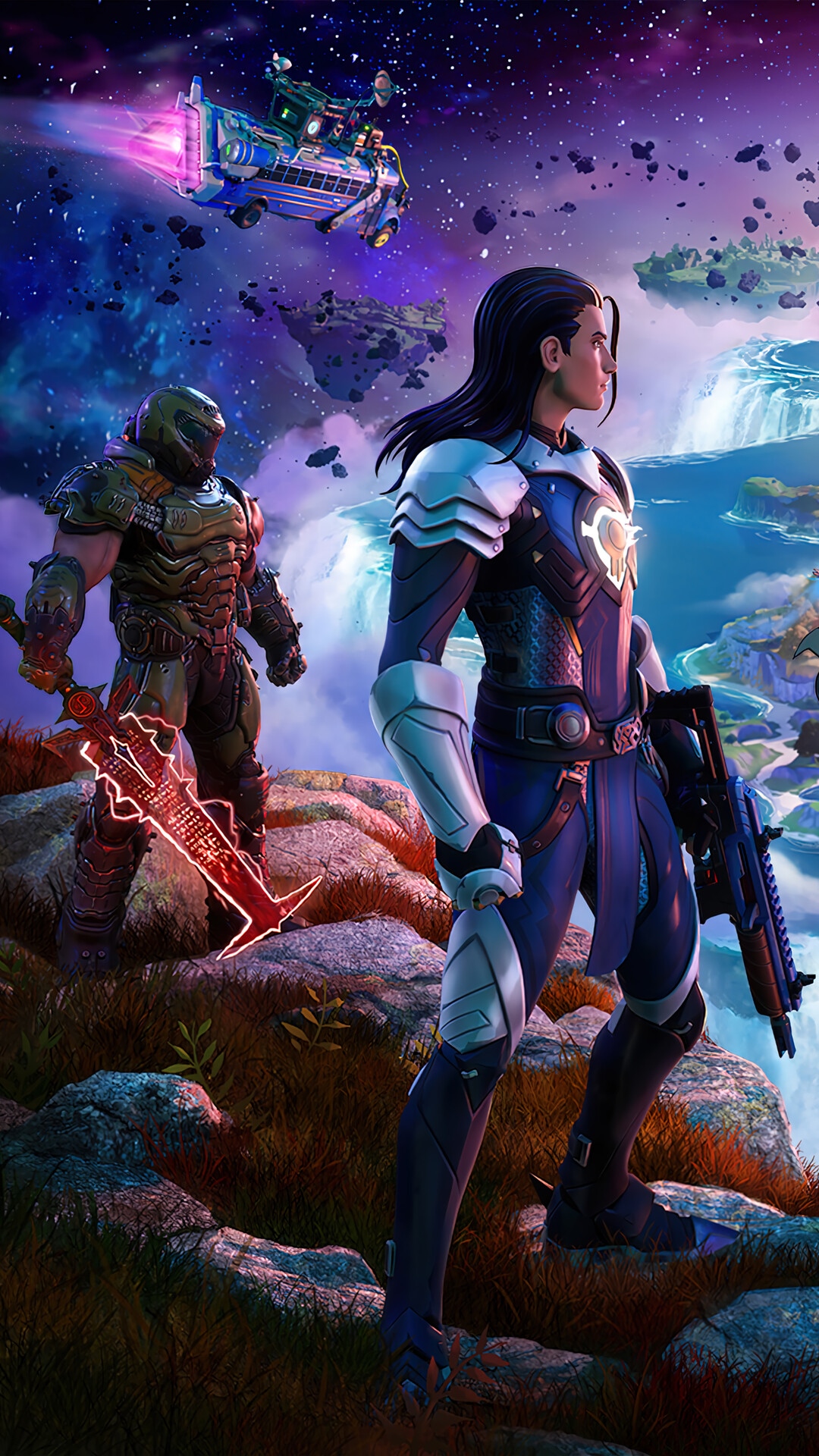 Fortnite Chapter 4 Season 1 Battle Pass Characters HD Phone Wallpaper