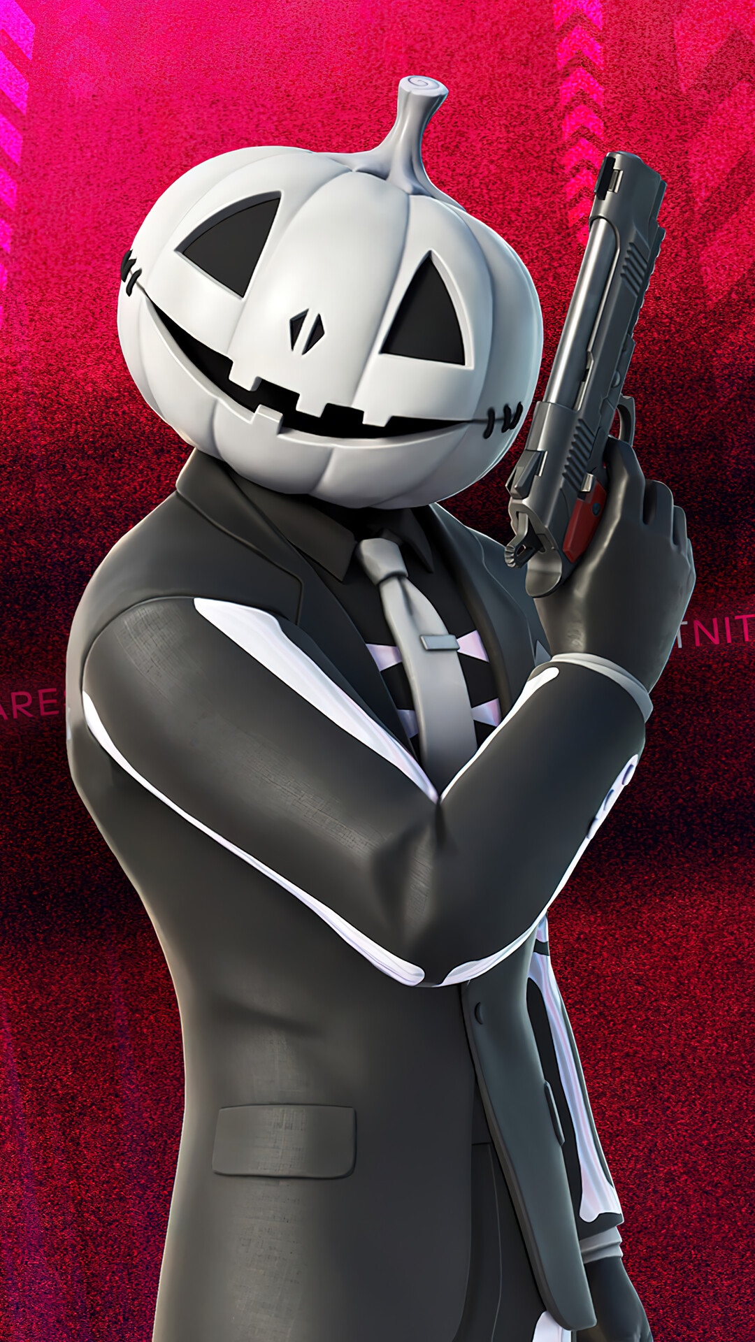 Fortnite Jack OSassin with a Gun HD Phone Wallpaper