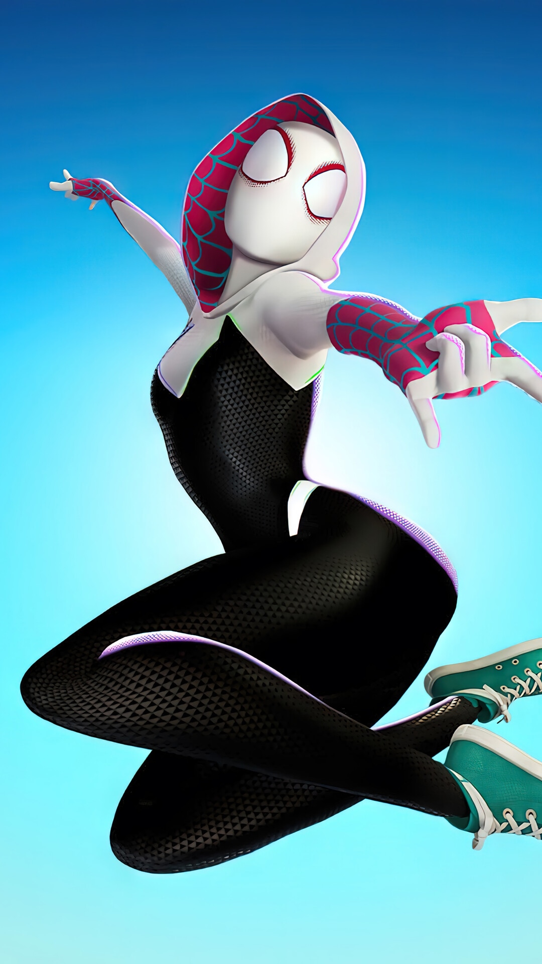 Spider-Gwen in Fortnite Battle Royale HD Phone Wallpaper