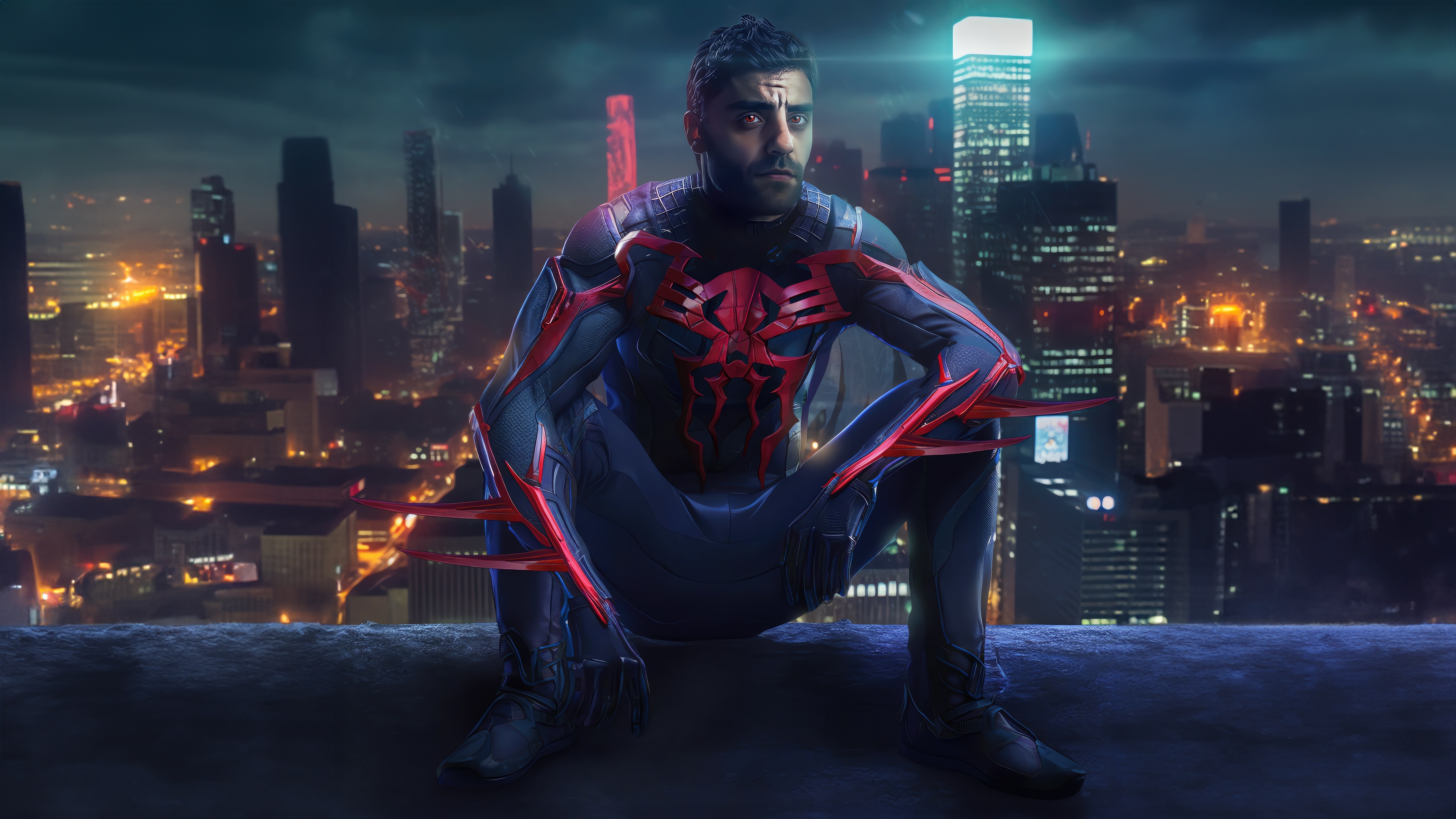 Spider-Man 2099 artwork by artist HD Wallpaper