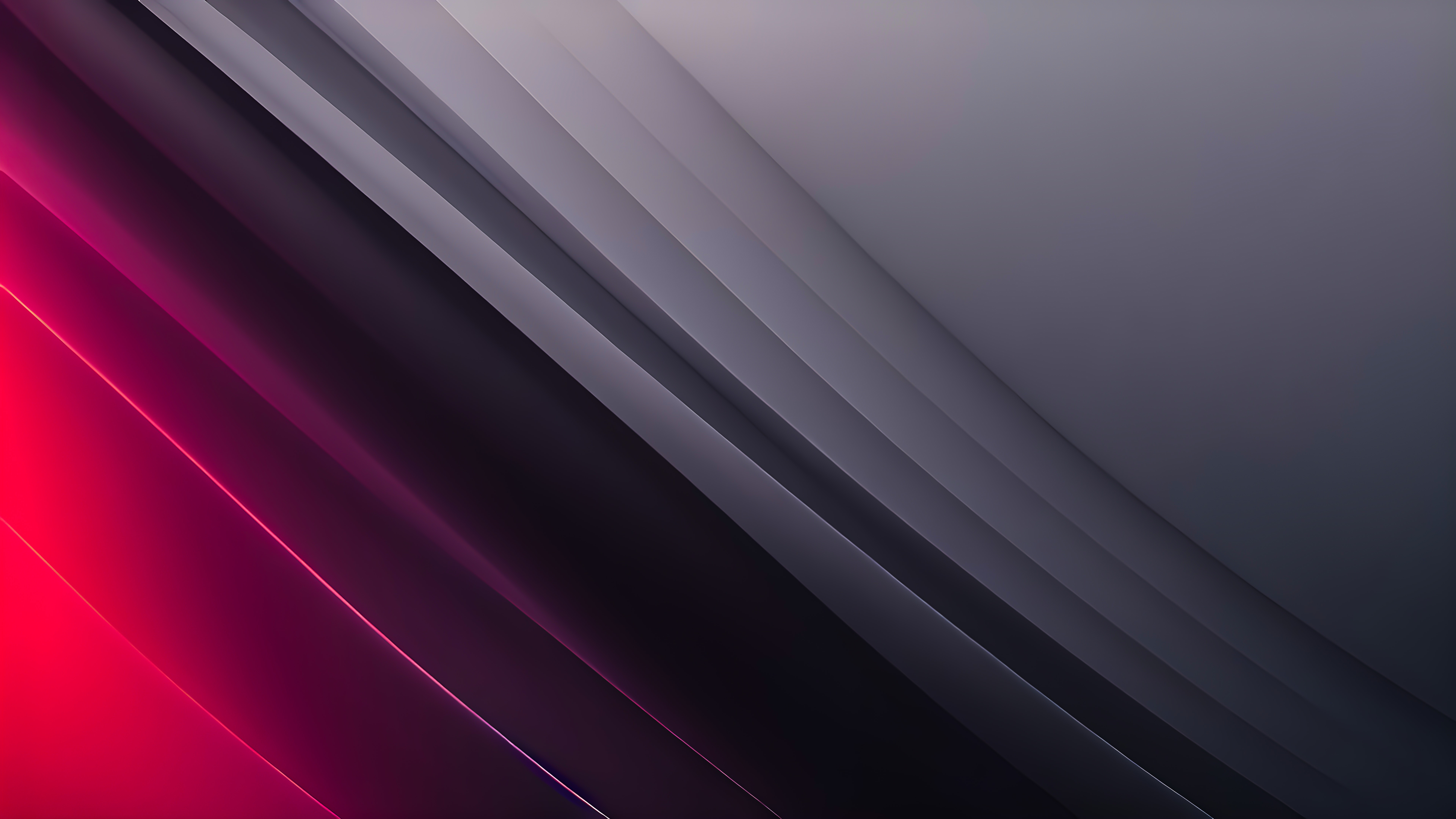 Abstract digital art with red and gray stripes HD Wallpaper