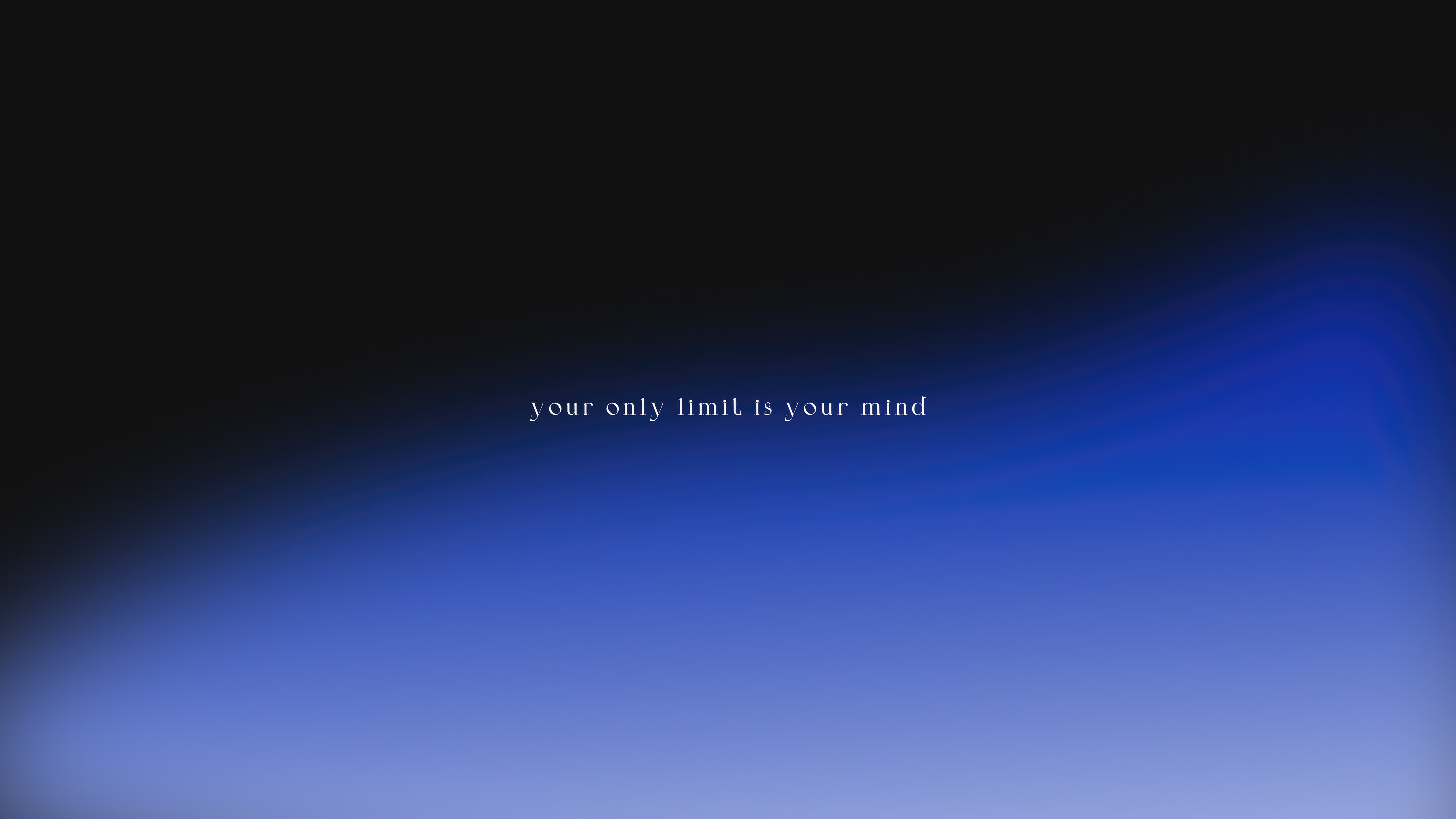 Your Only Limit Is Your Mind Typography HD Wallpaper
