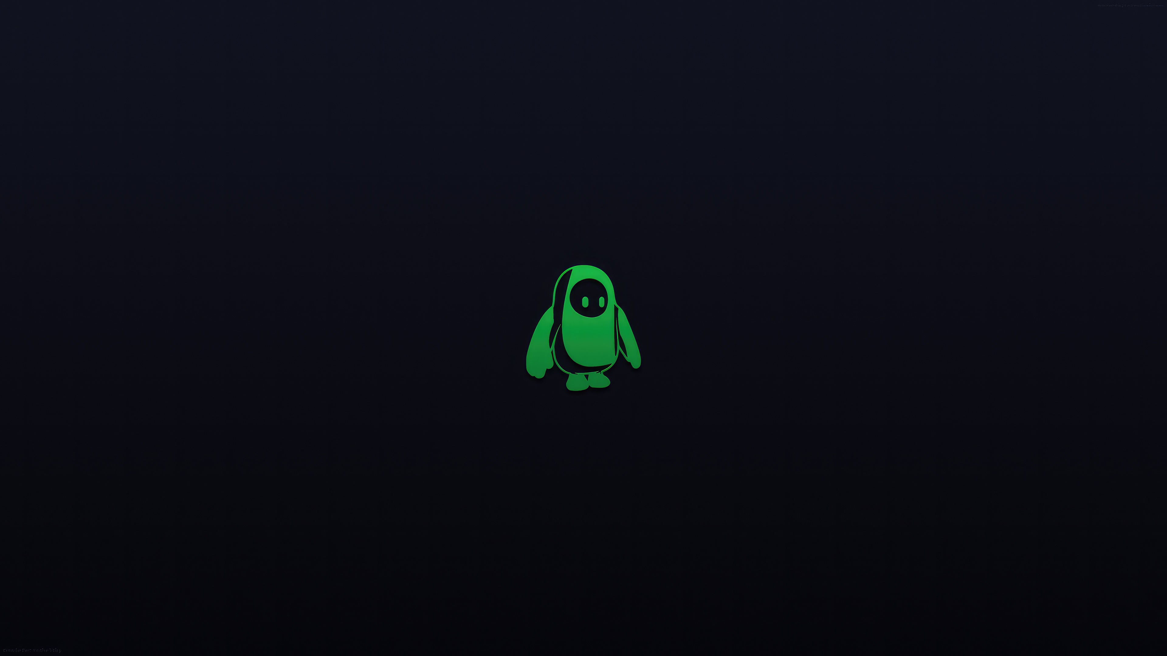 Fall Guys character on dark background HD Wallpaper